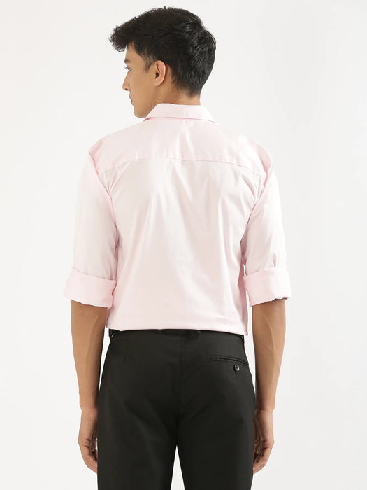 Men Light Pink Formal Shirt