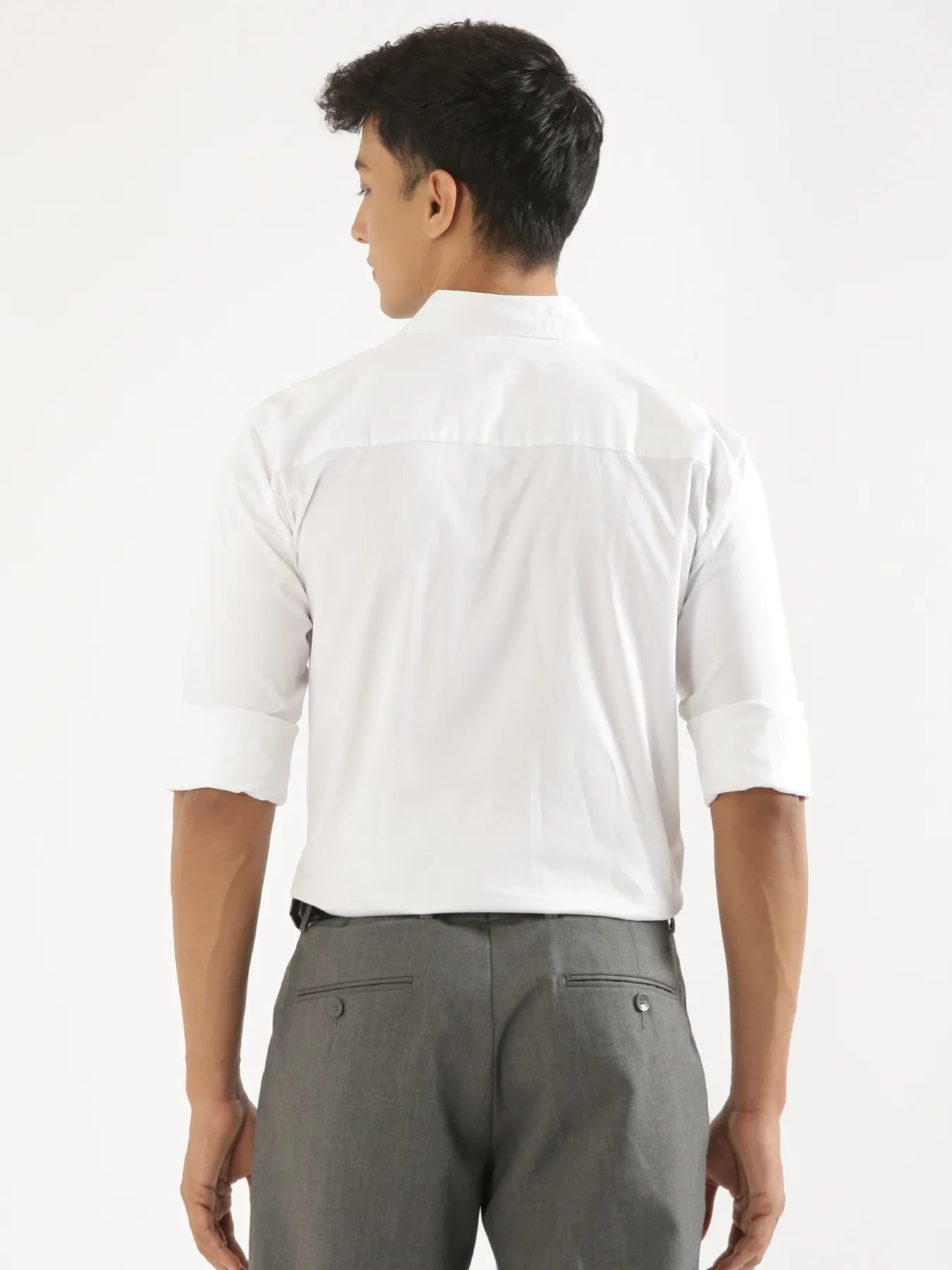 Men White Formal Shirt