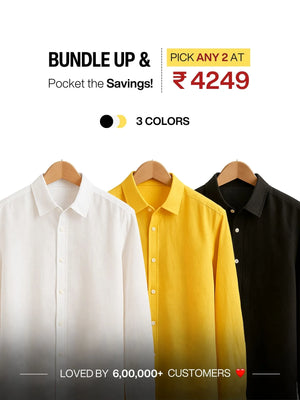 Pick Any 2 Men 100% Linen Shirt