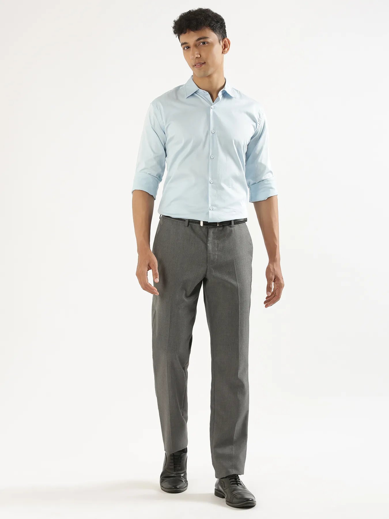 Men Light Blue Formal Shirt