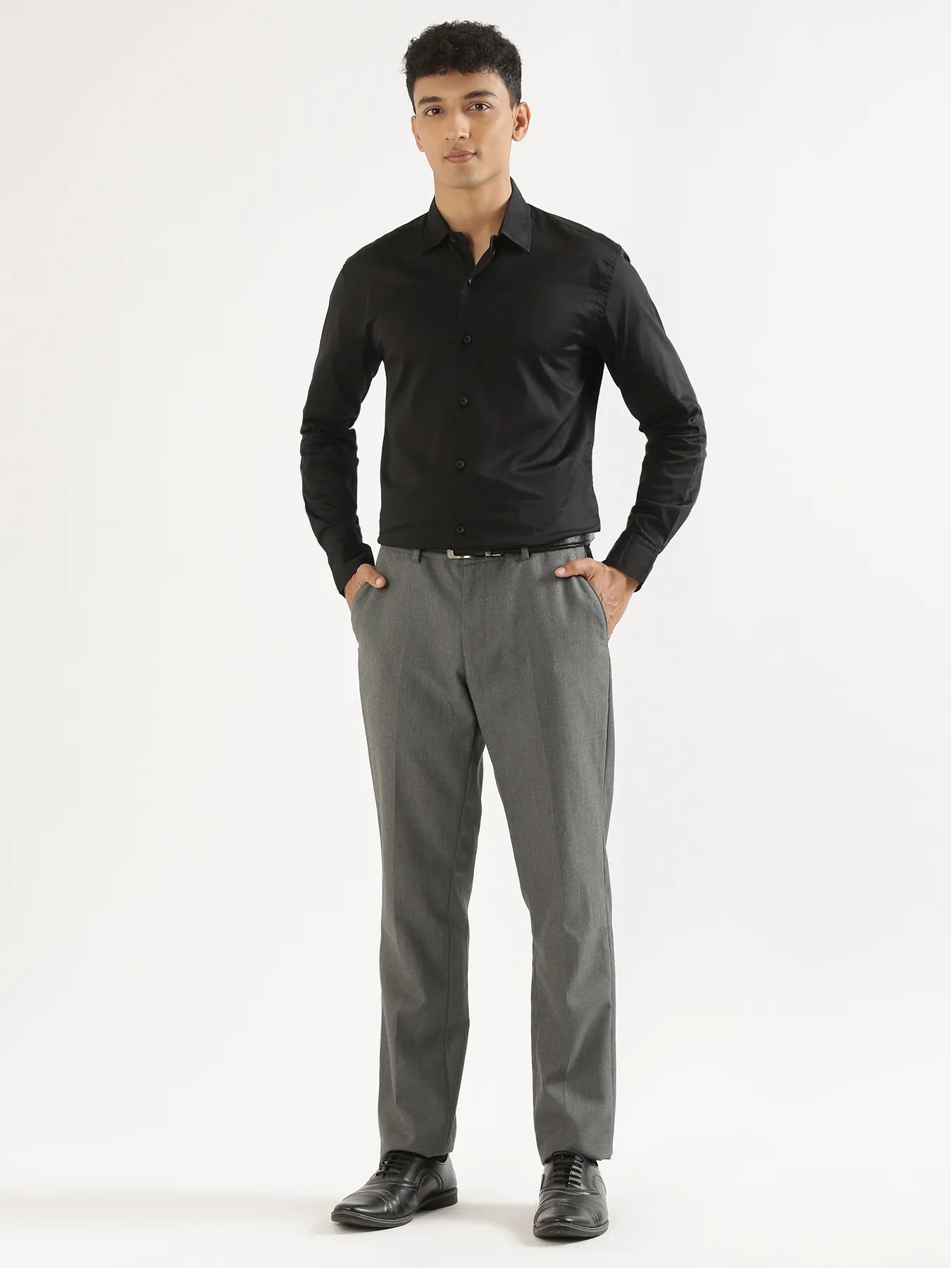 Men Black Formal Shirt