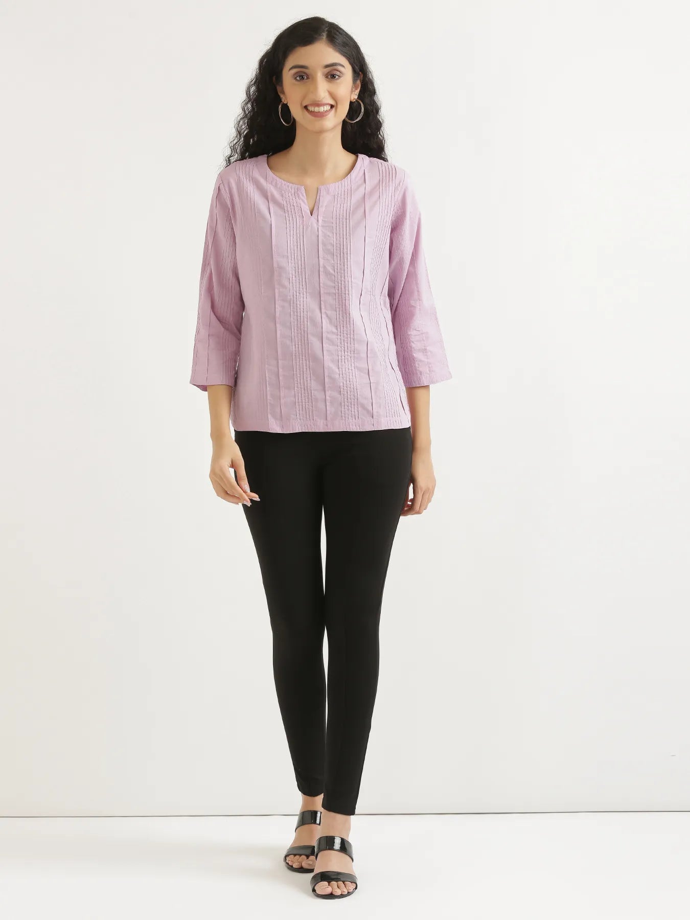 Women Black 4-Way Stretchable Pants