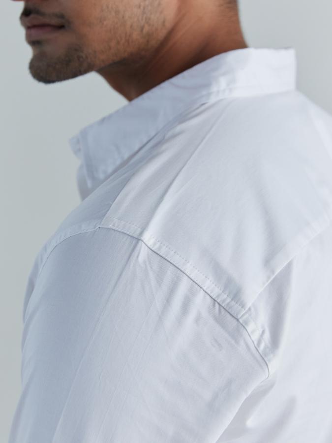 Men White Formal Shirt