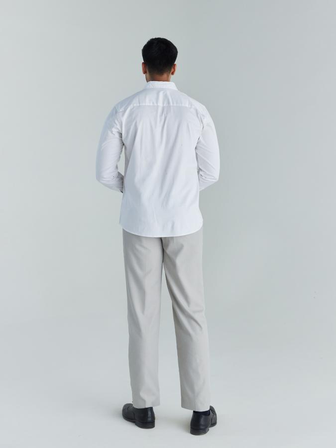 Men White Formal Shirt