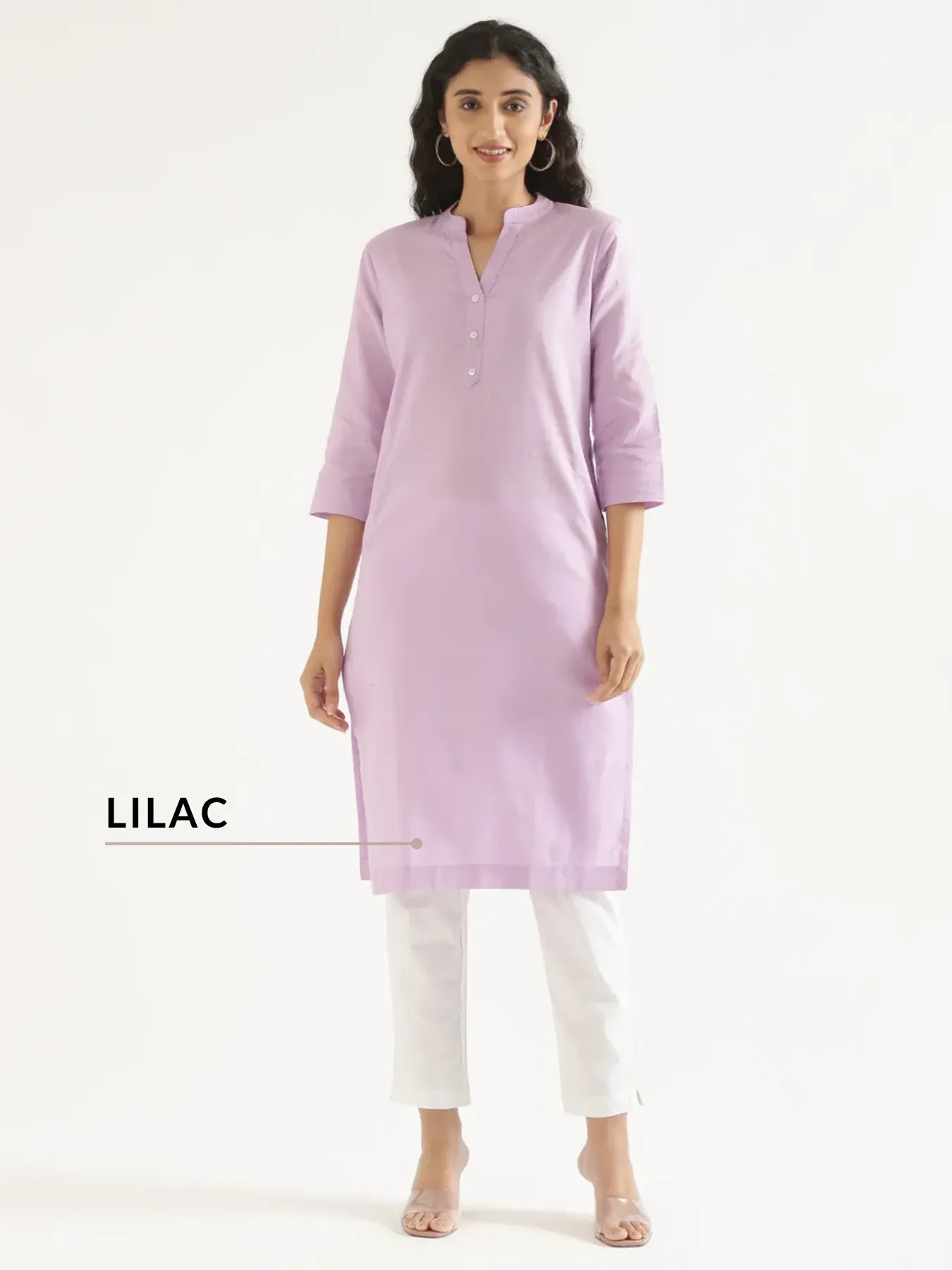 Pick Any 2 Women Airy Linen Long Kurta