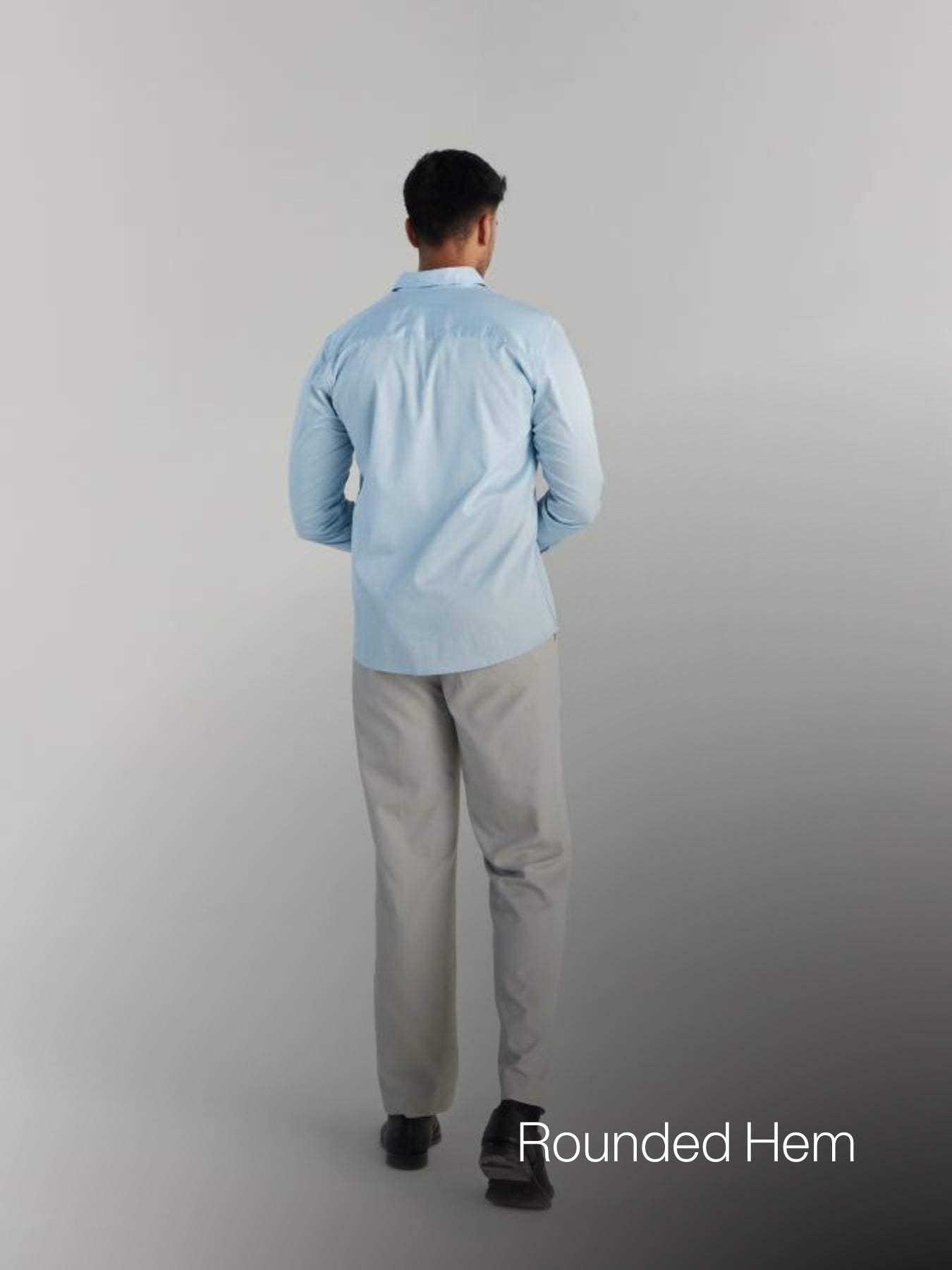 Men Light Blue Formal Shirt