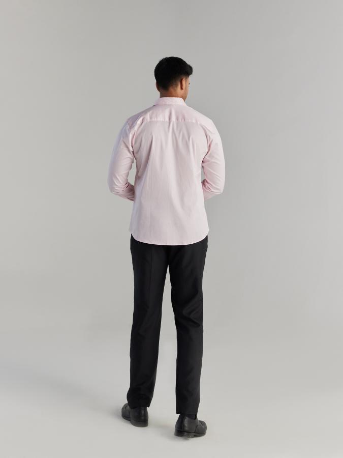 Men Light Pink Formal Shirt