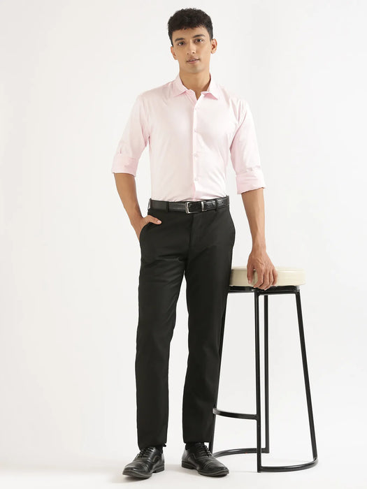 Men Light Pink Formal Shirt