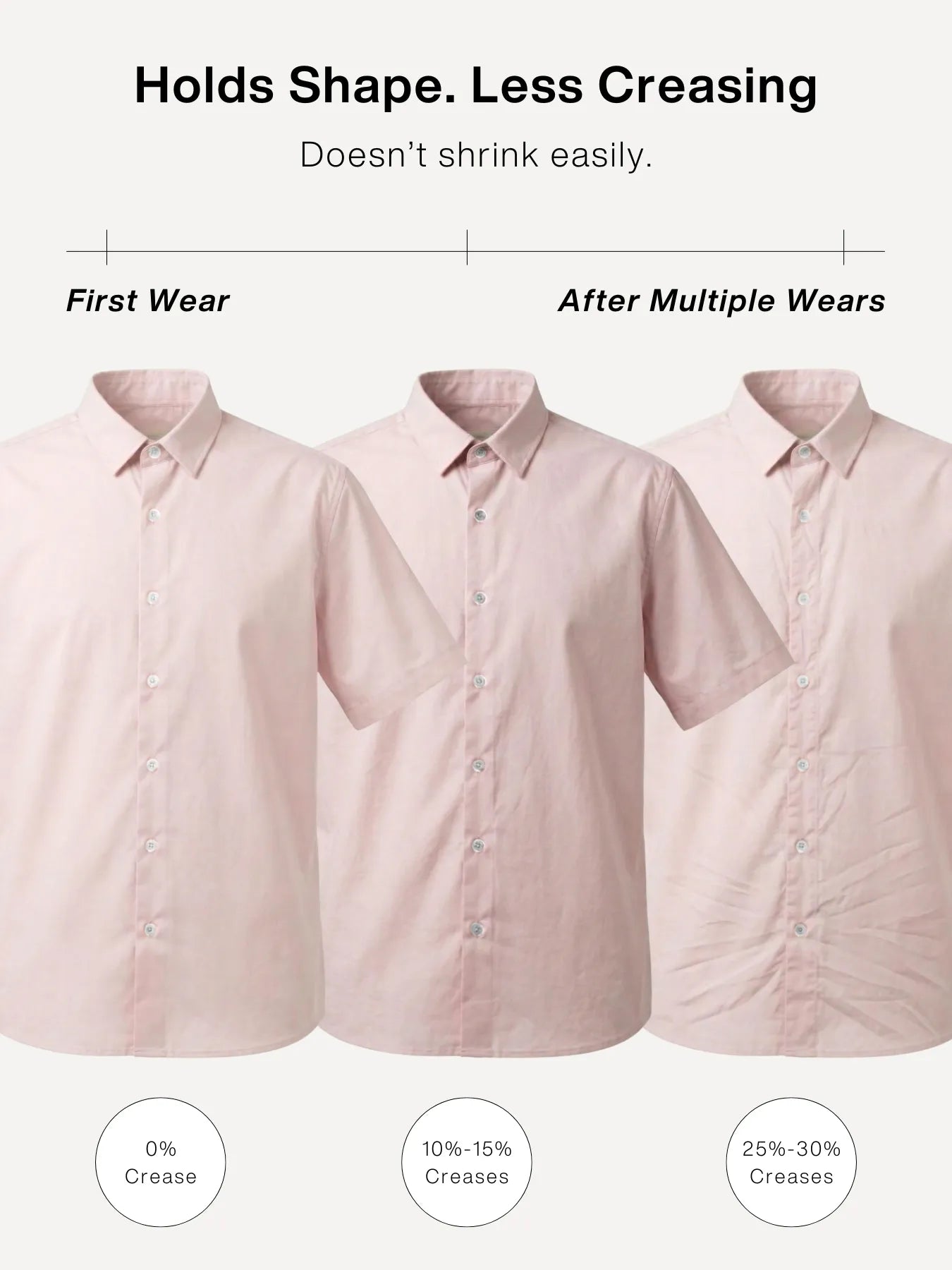 Men Mauve Pink Better Cotton Short Sleeve Shirt