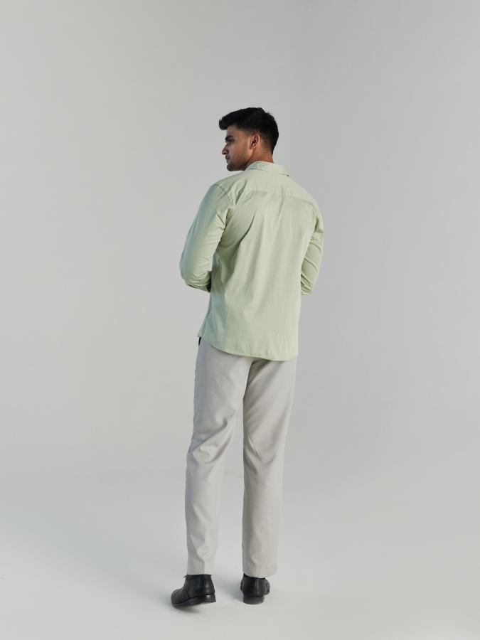Men Mint Green Formal Shirt