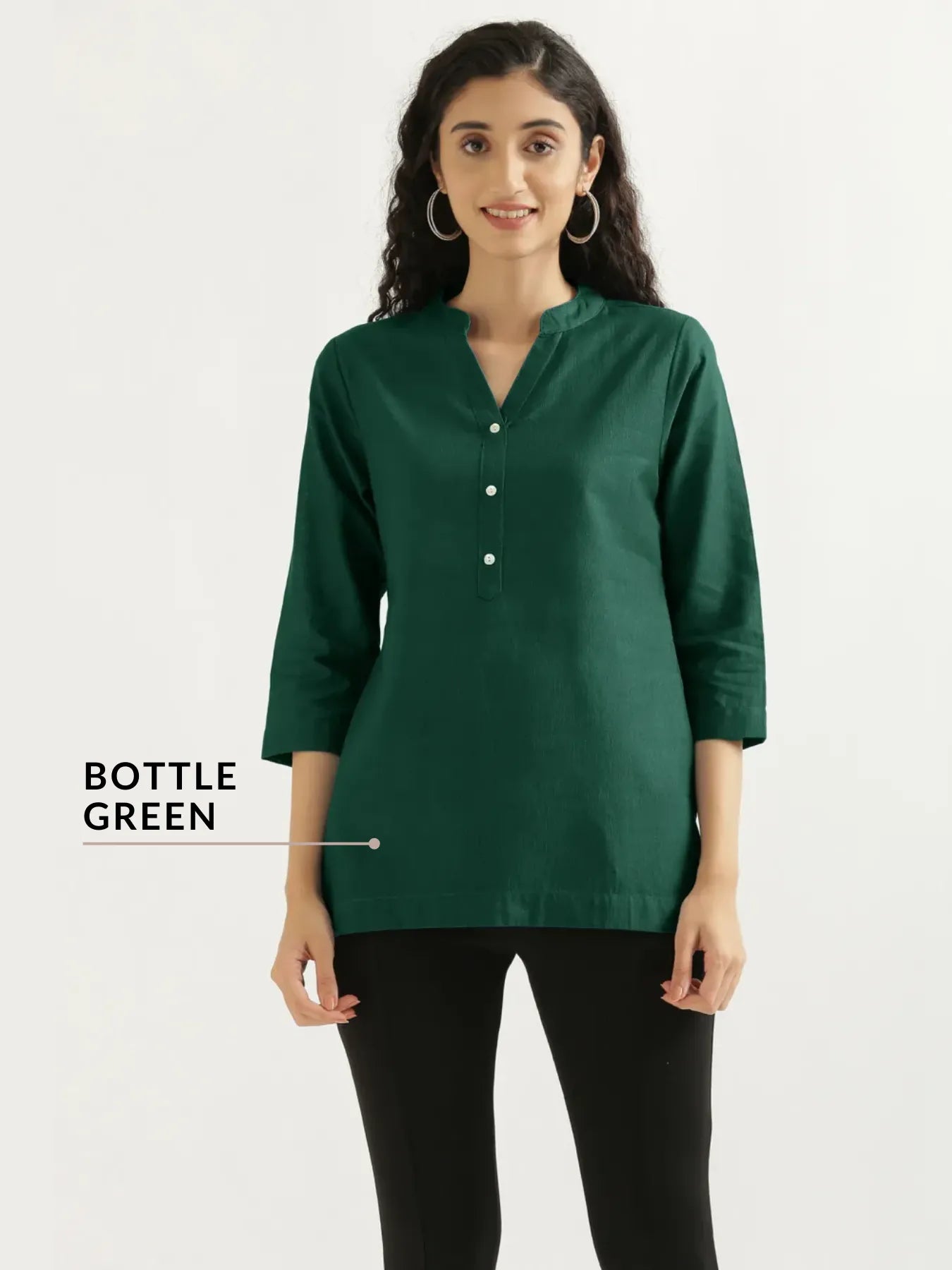 Pick Any 2 Women Airy Linen Short Kurta