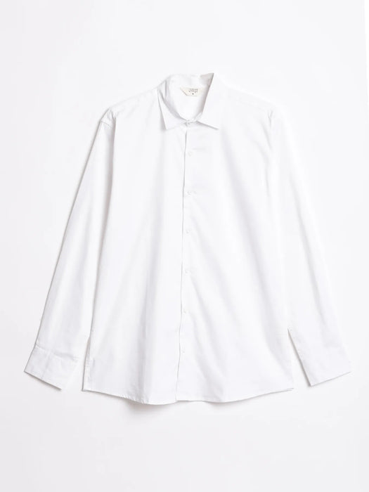 Men Plus Size White Formal Shirts