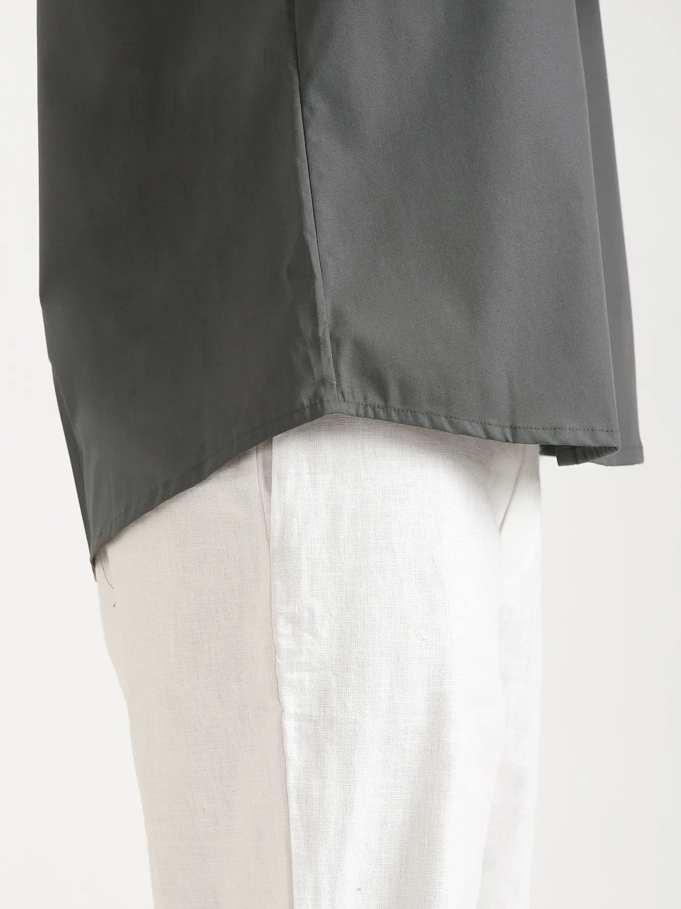 Men Dark Grey Better Cotton Full Sleeve Shirt