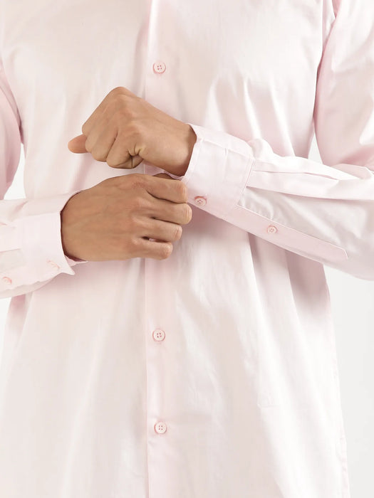 Men Light Pink Formal Shirt