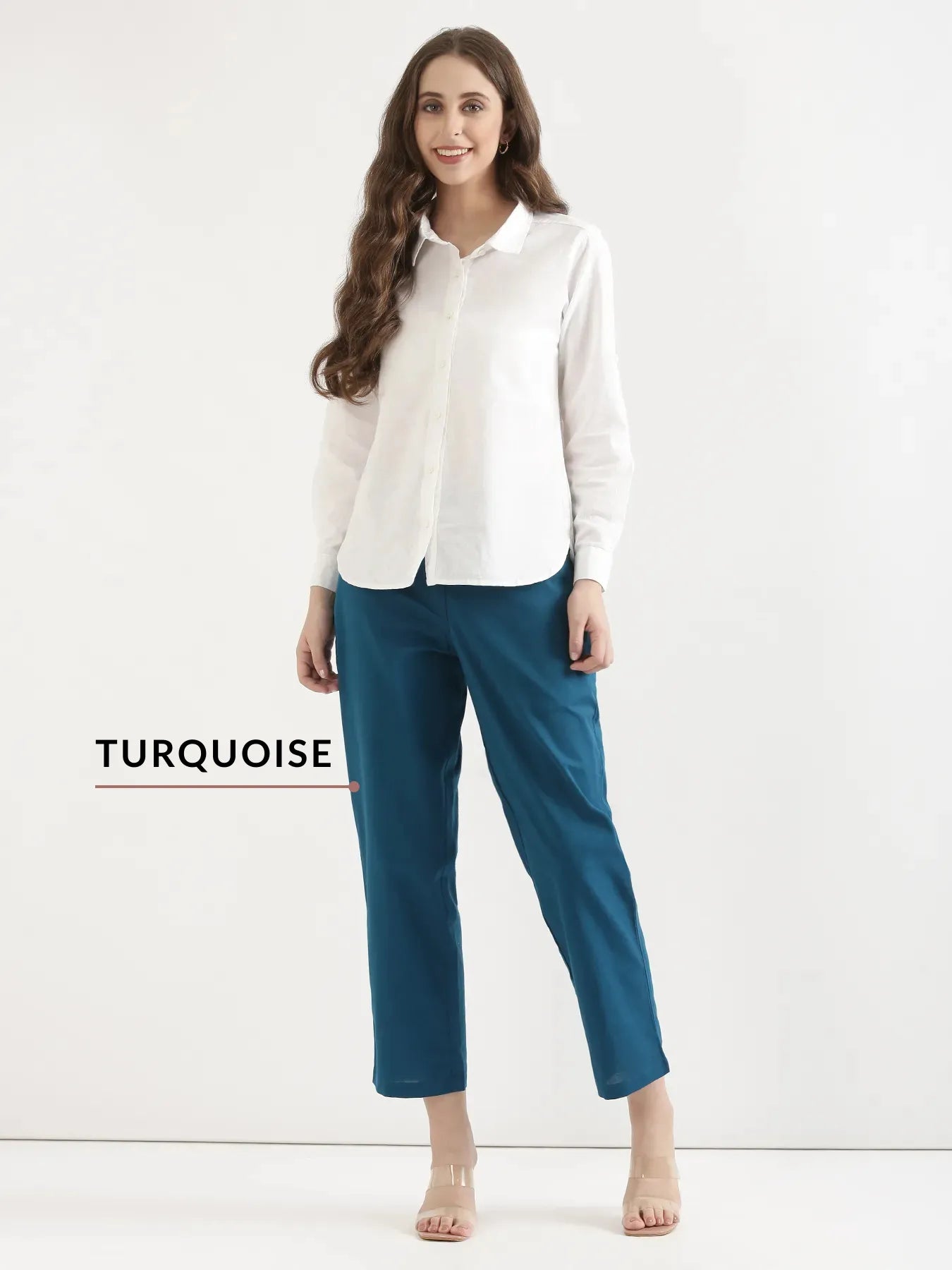 Pick Any 2 Women Airy Linen Straight Pant