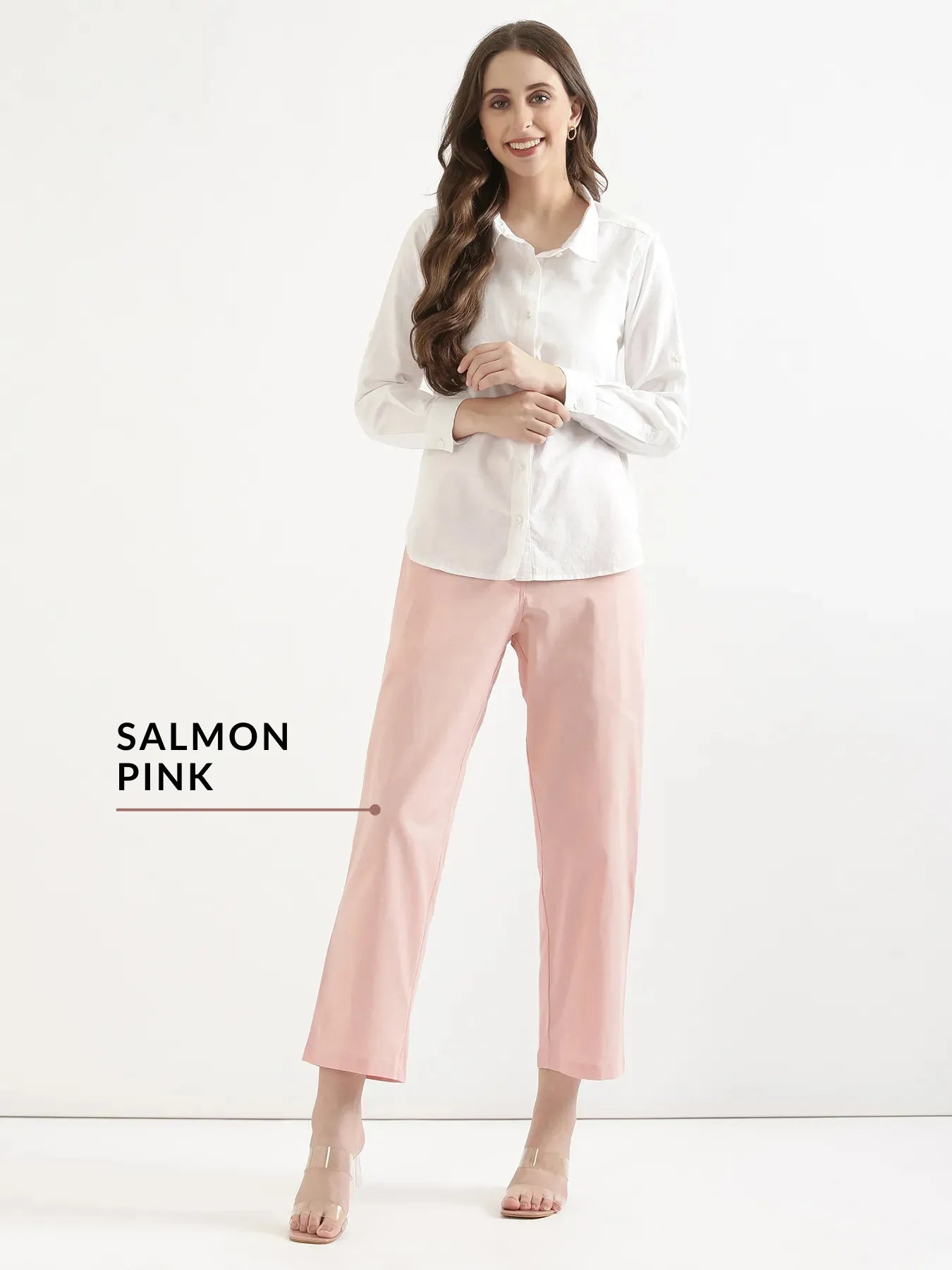 Pick Any 2 Women Airy Linen Straight Pant