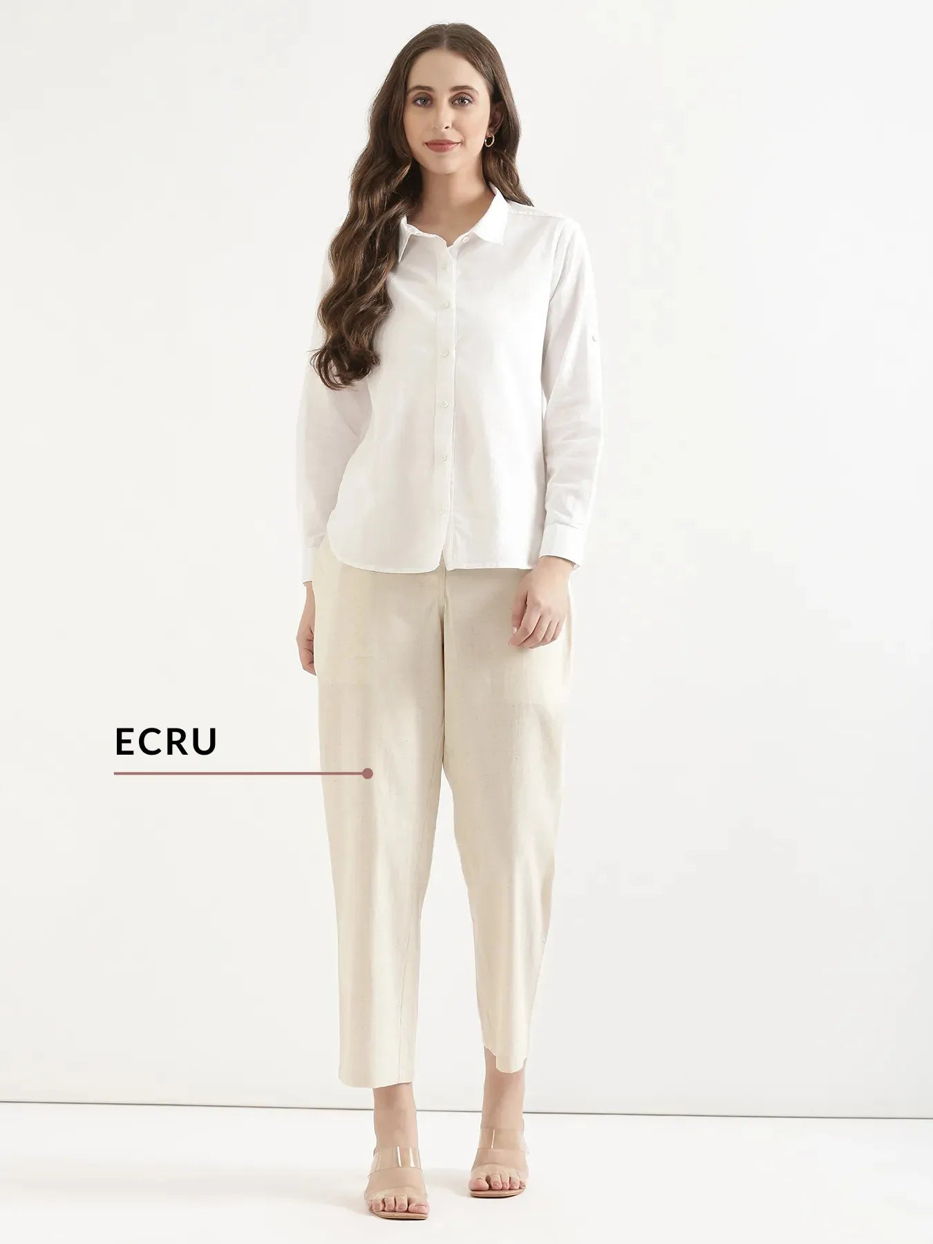 Pick Any 2 Women Airy Linen Straight Pant