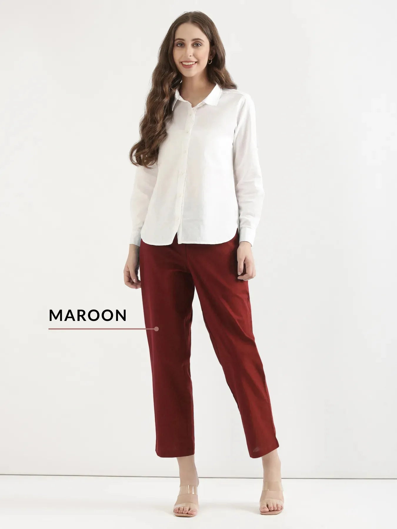 Pick Any 2 Women Airy Linen Straight Pant