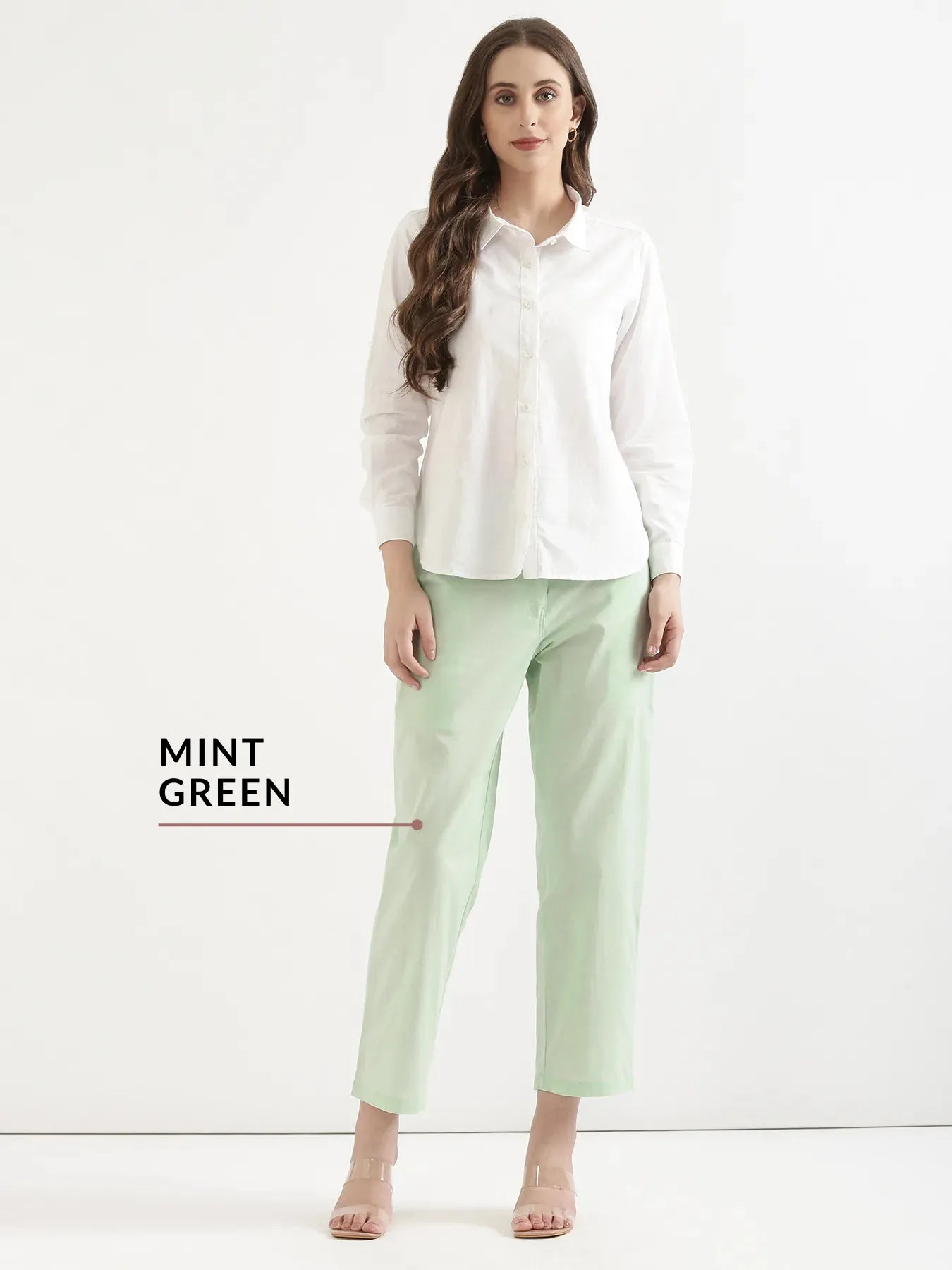 Pick Any 2 Women Airy Linen Straight Pant