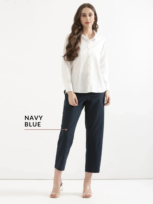 Pick Any 4 Women Airy Linen Straight Pant