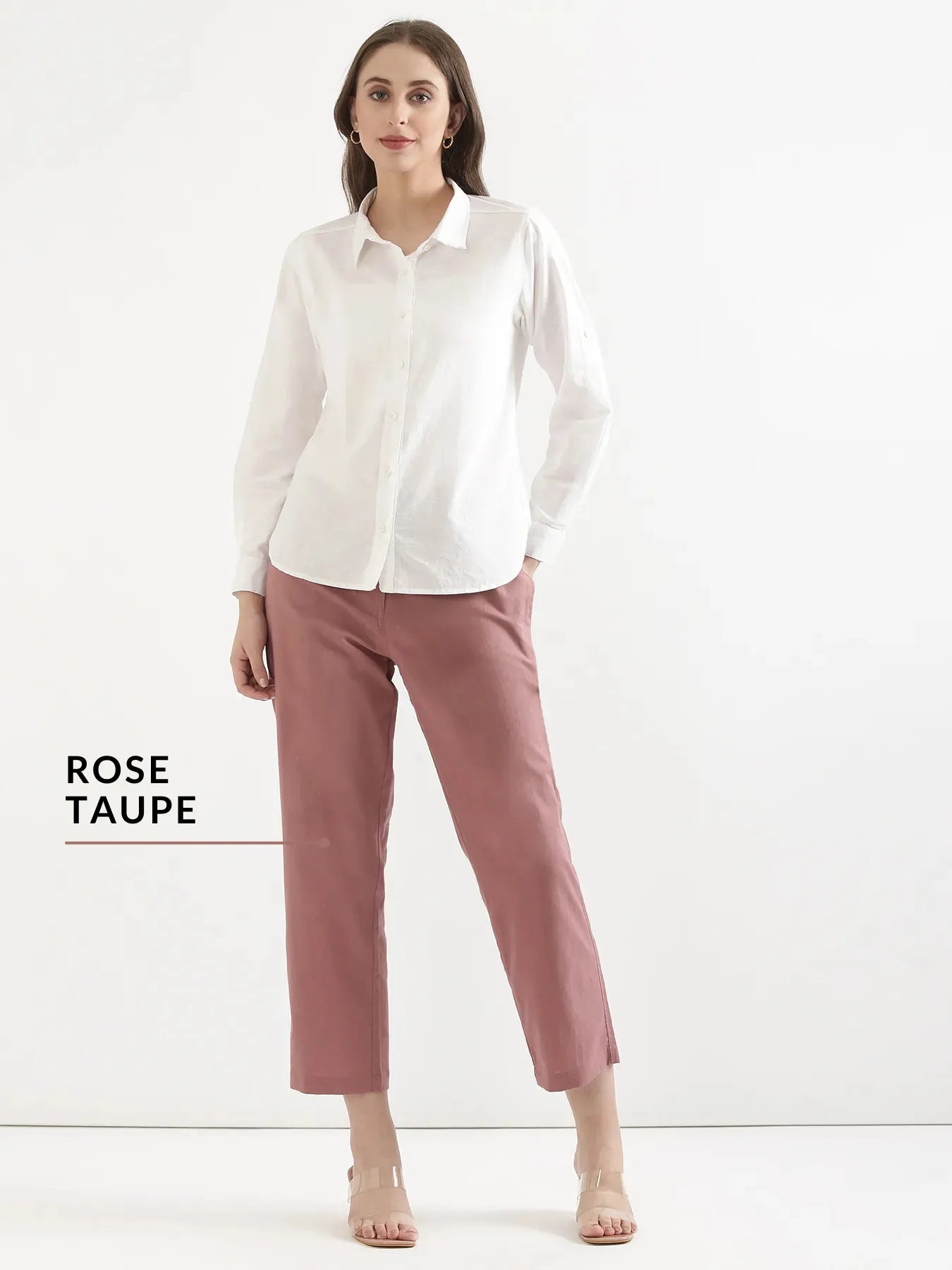 Pick Any 2 Women Airy Linen Straight Pant