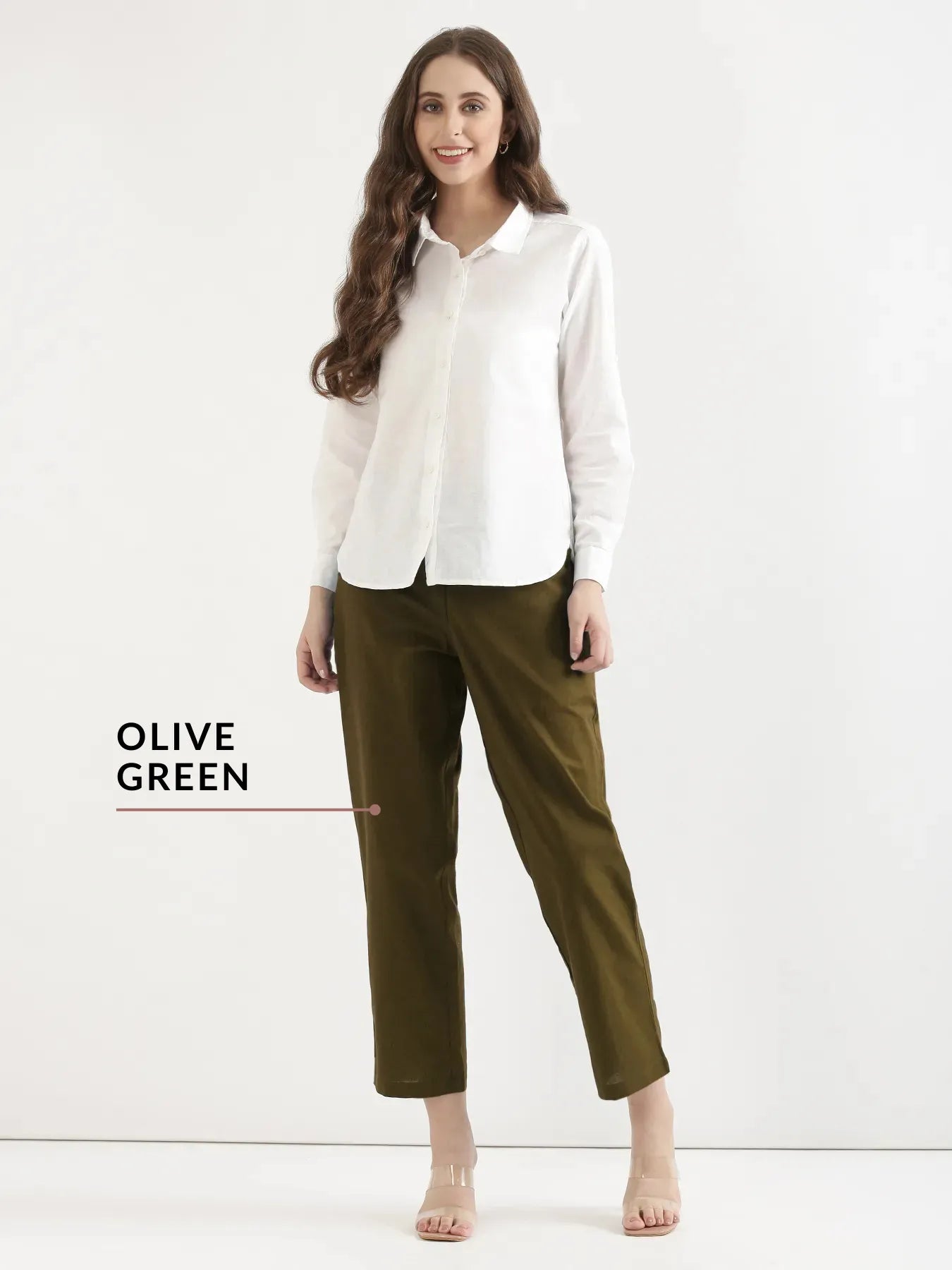 Pick Any 2 Women Airy Linen Straight Pant