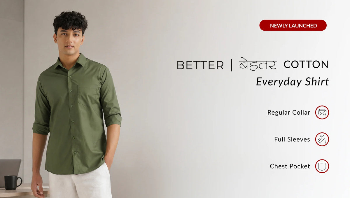 Men Better Cotton Everyday Shirt