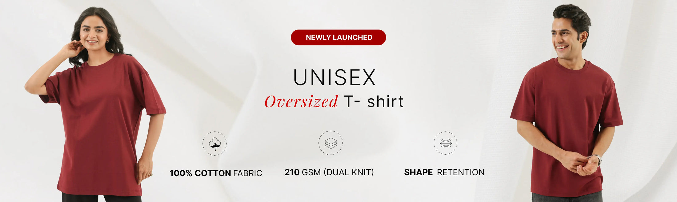 Unisex oversized T-shirts