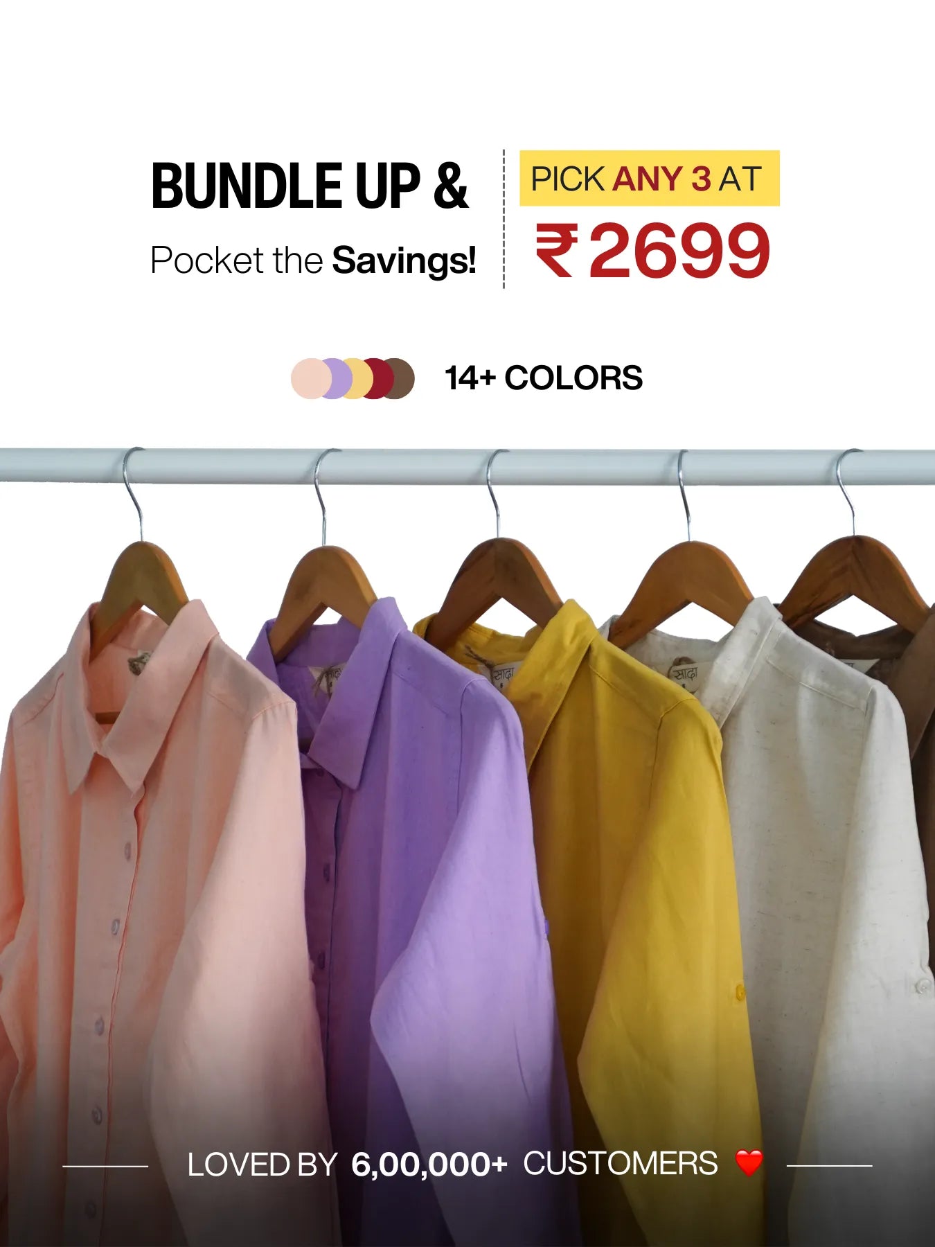Pick Any 3 Women Airy-Linen Shirt