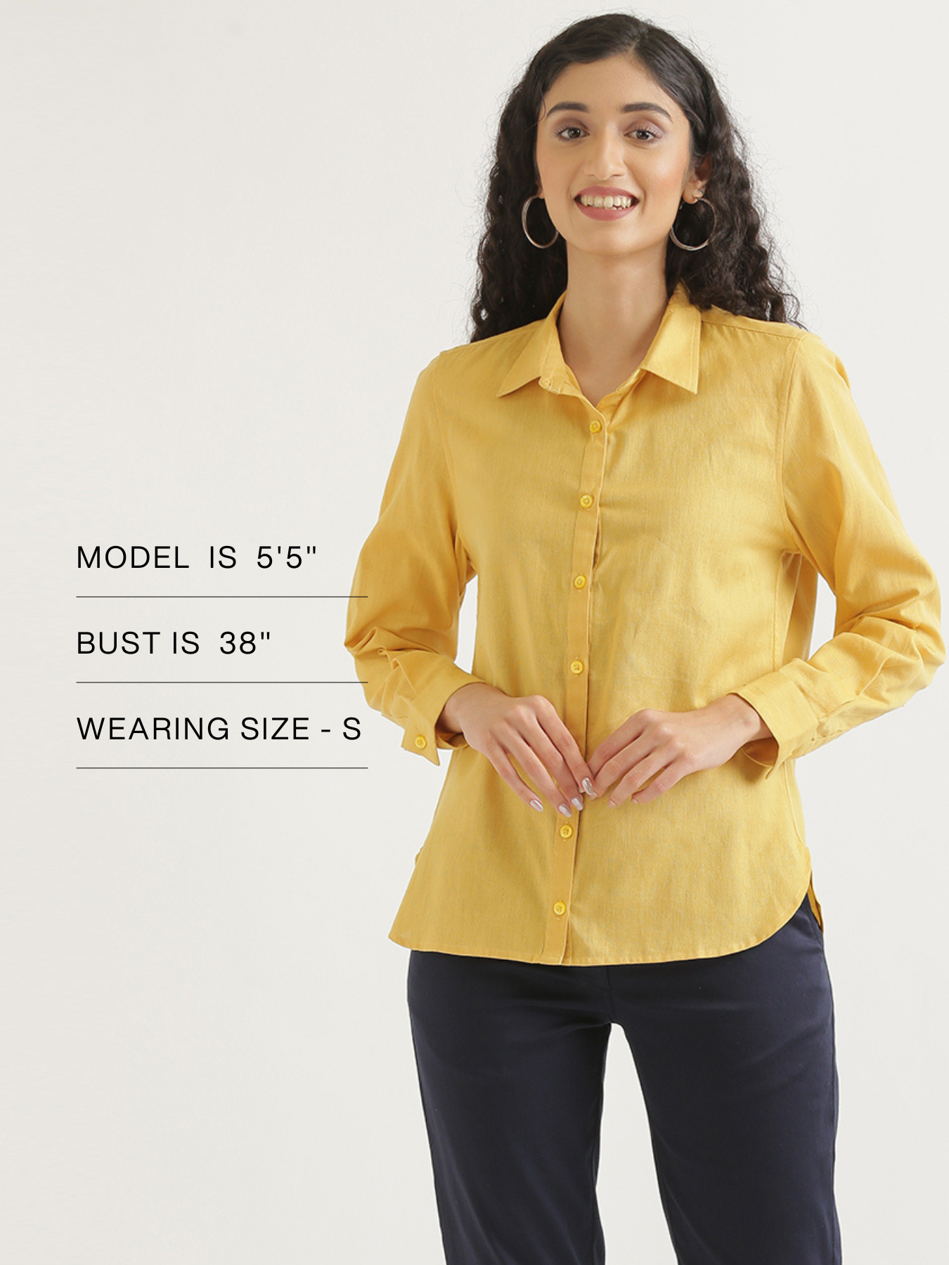 Yellow Airy-Linen Shirt