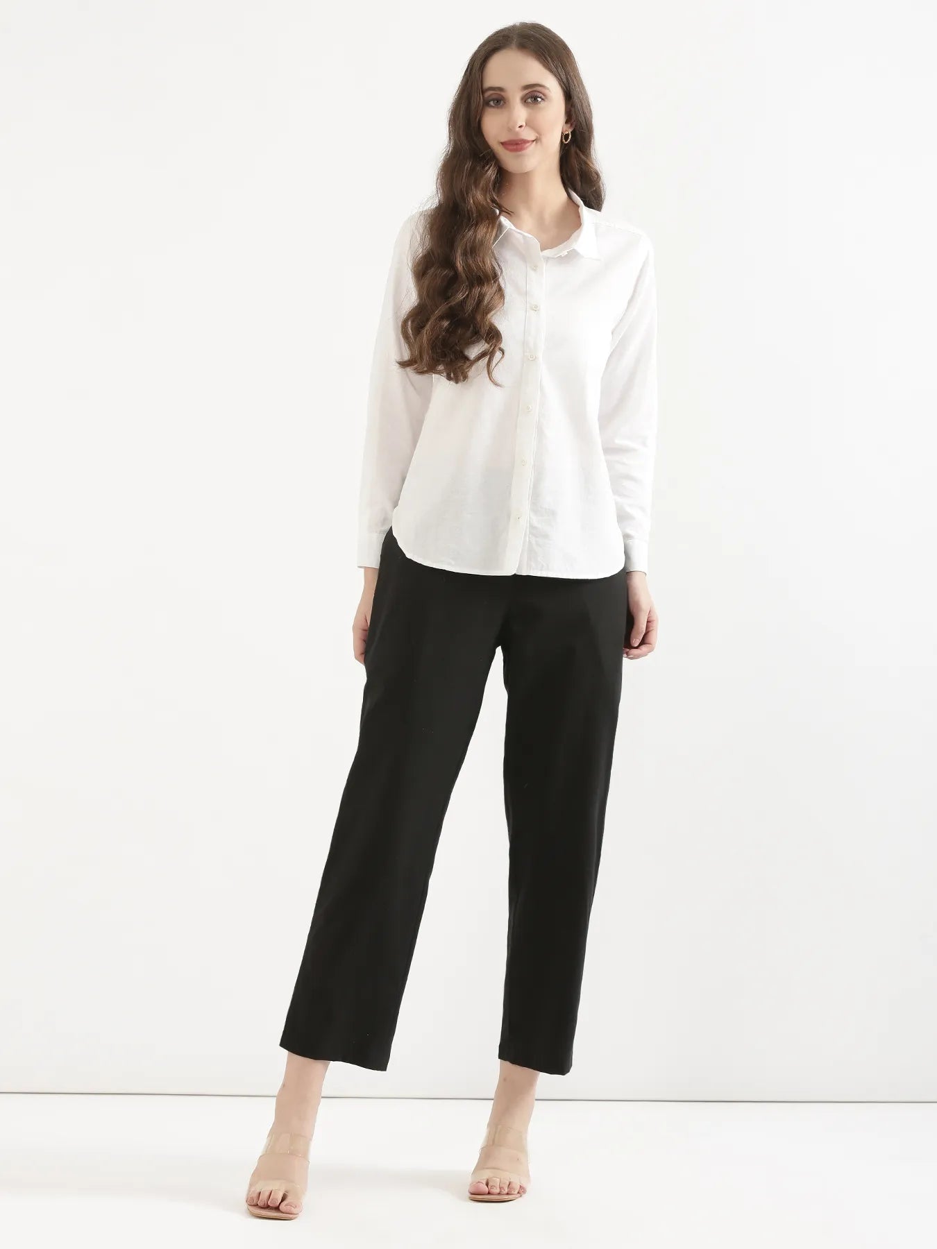 Pick Any 4 Women Airy Linen Straight Pant