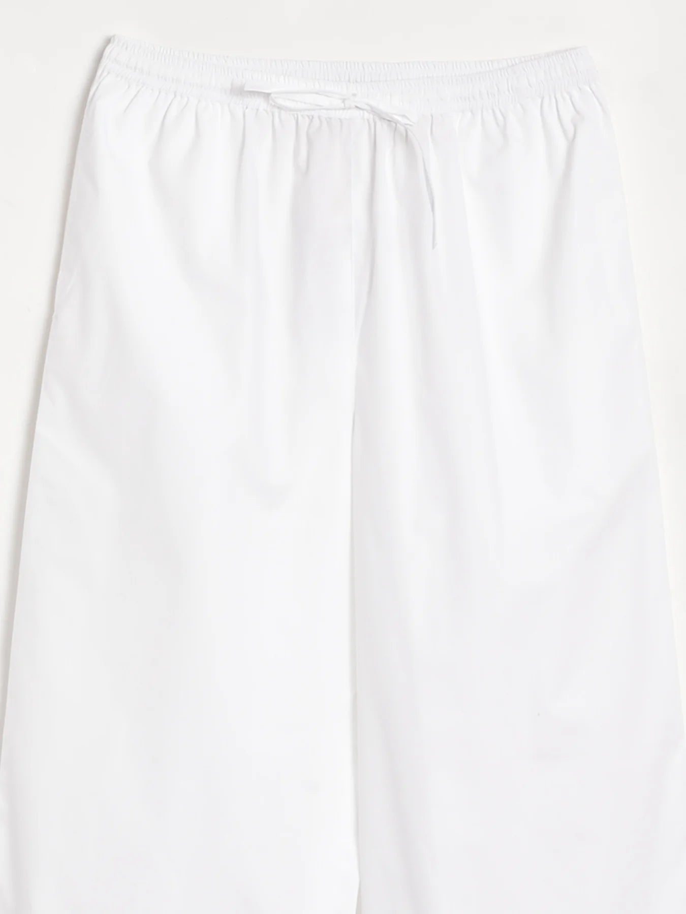 Women White Better Cotton Casual Pant