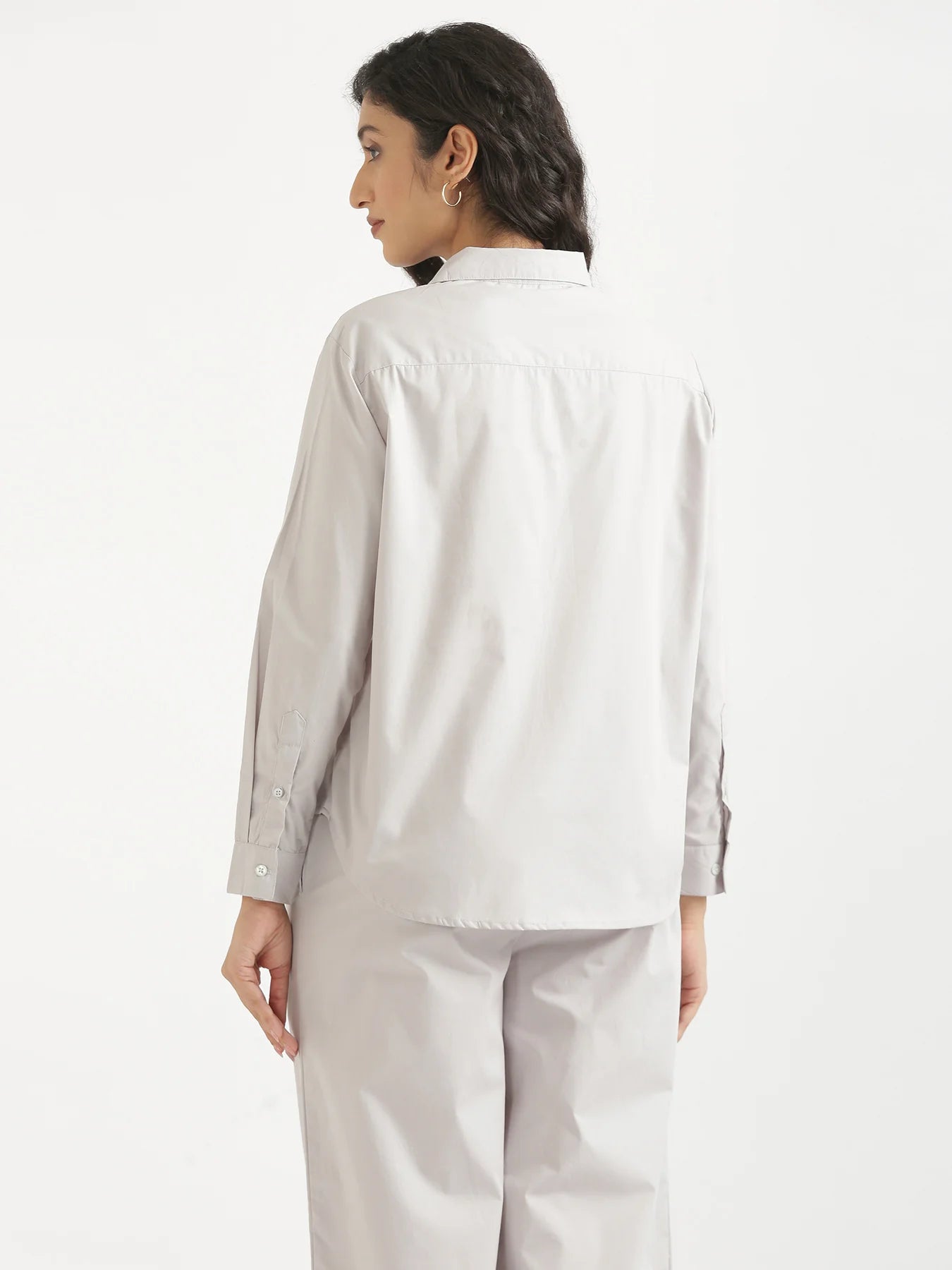Women Grey Better Cotton Everyday Shirt