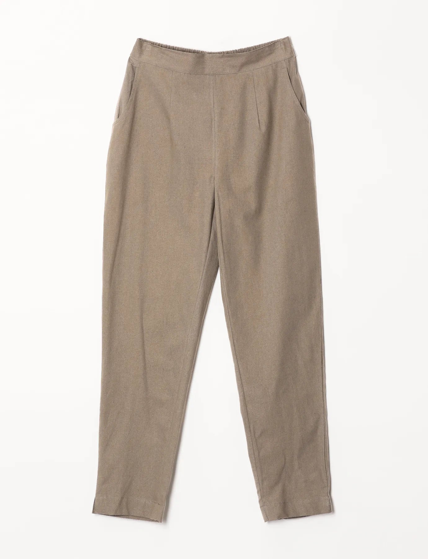 Women Khakhi Cotton Pant