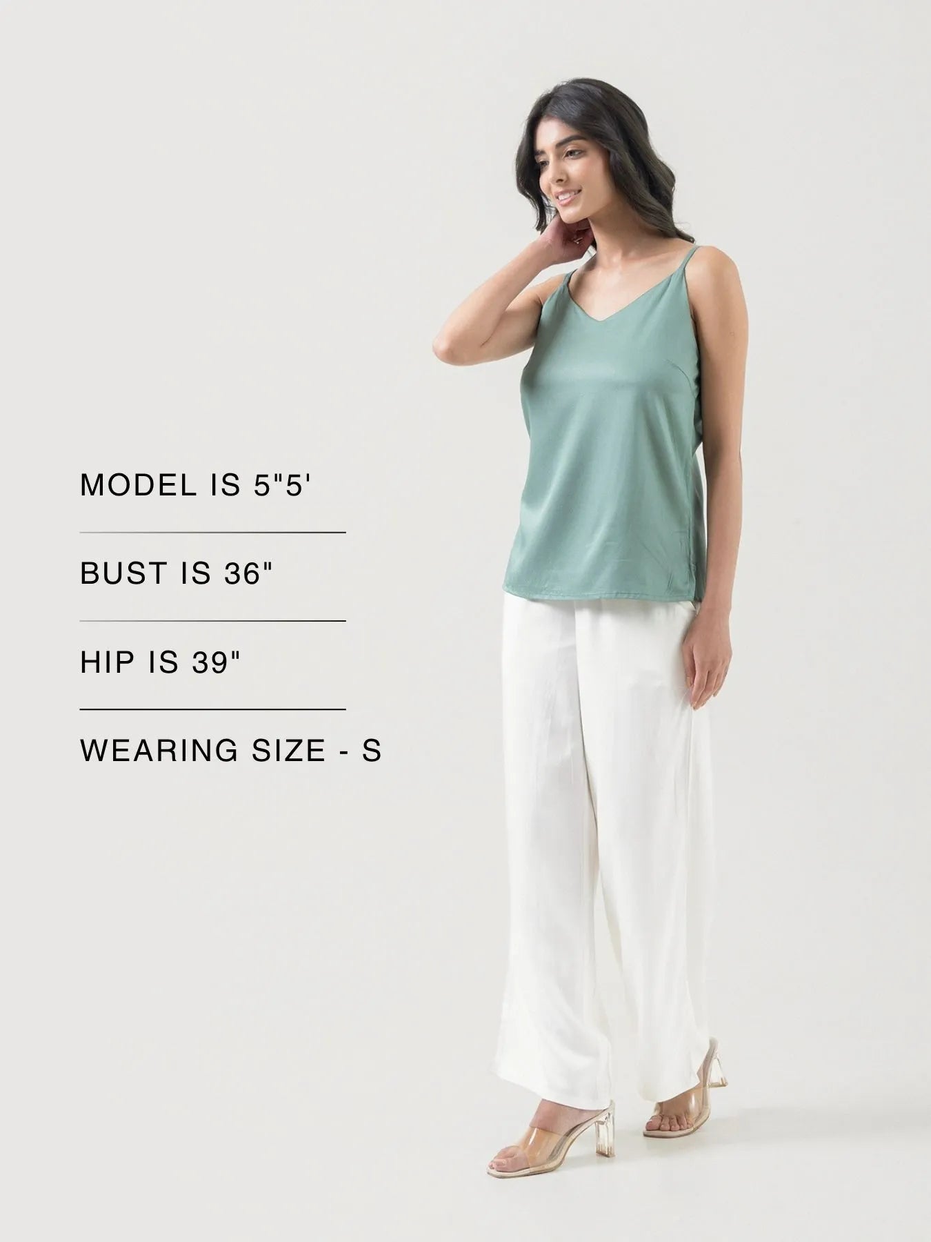 Women Jade Flowy Camisole Top