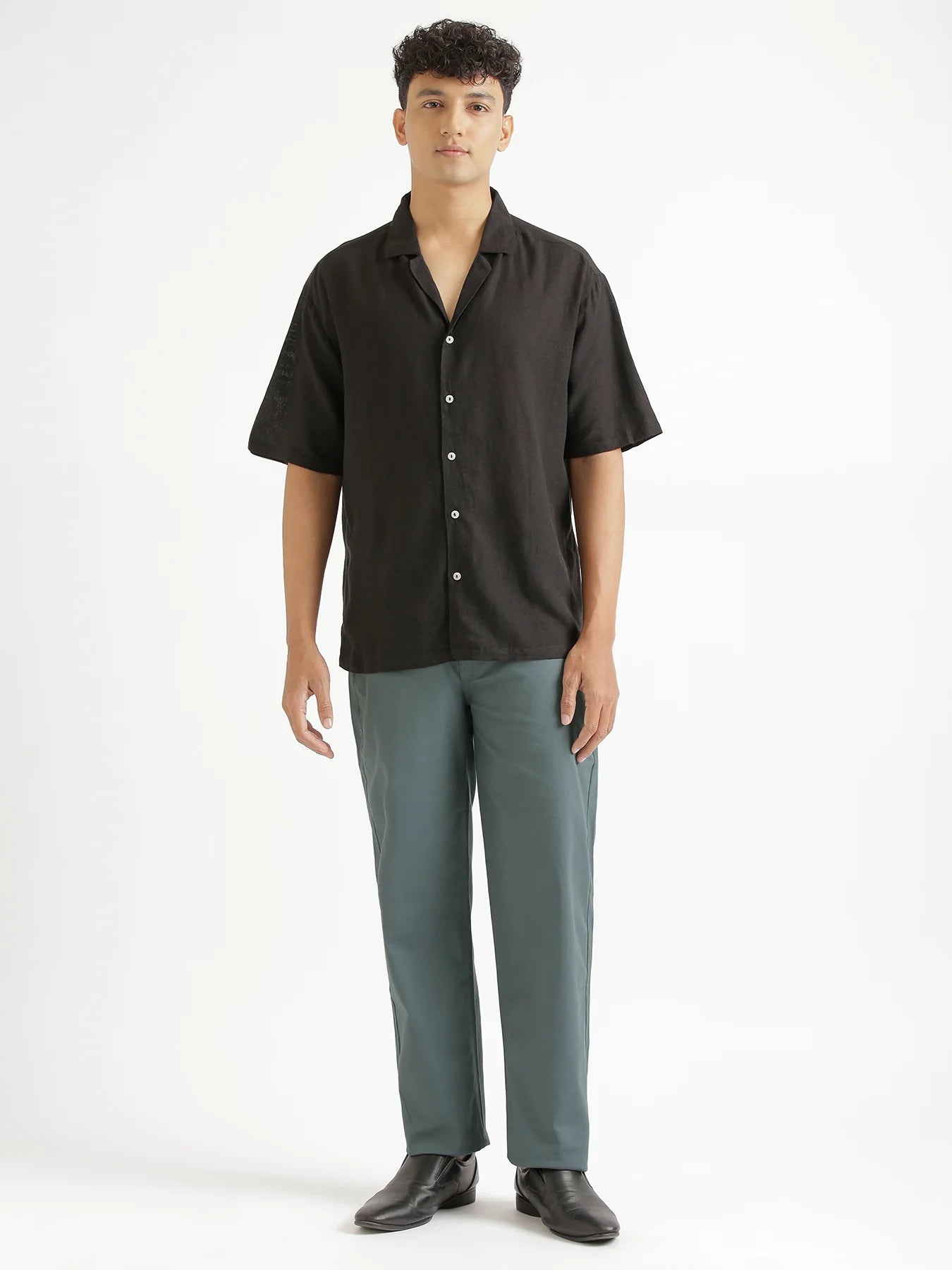 Men Grey 5 Pocket Classic Pant