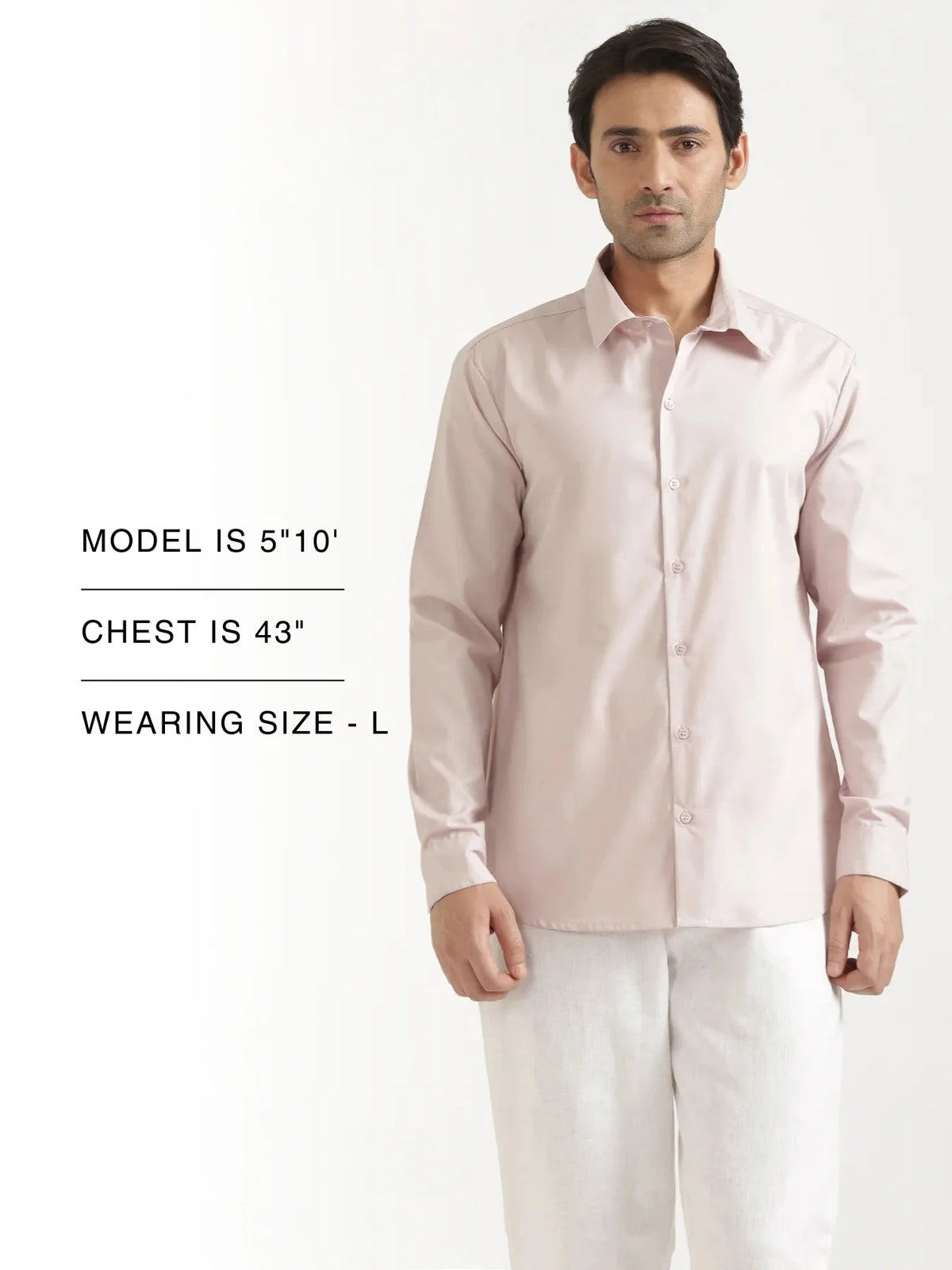 Men Mauve Pink Better Cotton Full Sleeve Shirt