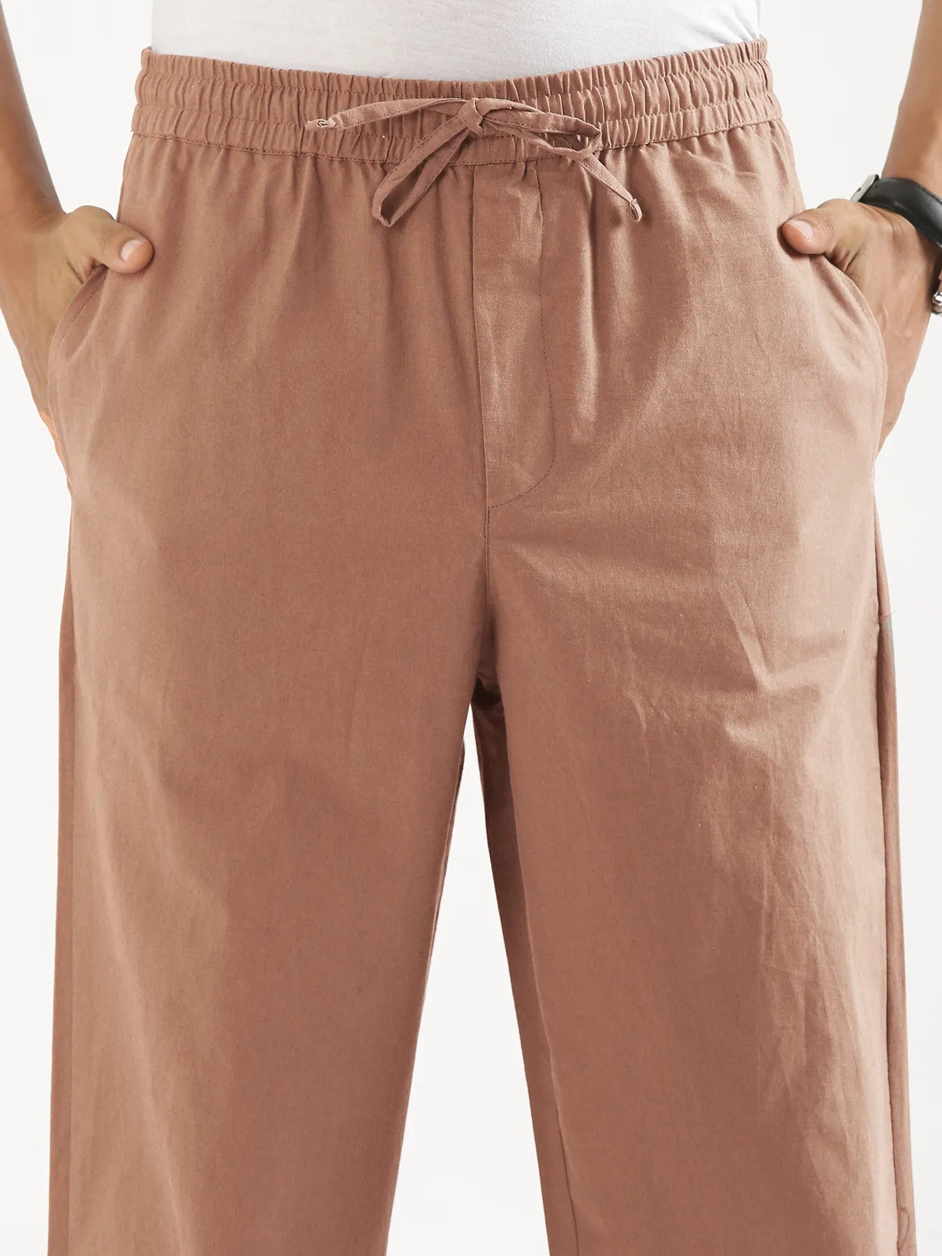 Men Mocha Mouse Cotton Pant