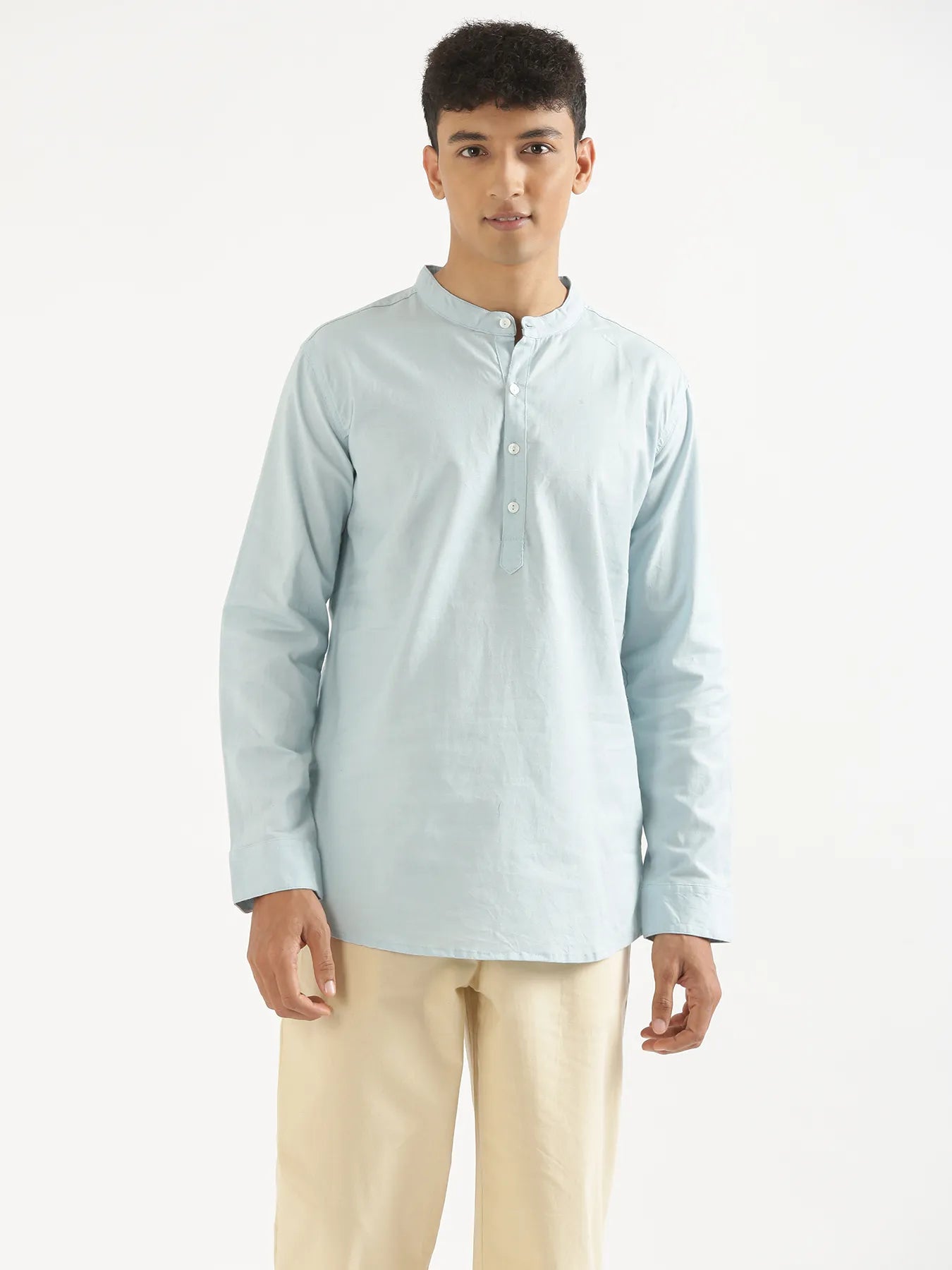 Pick Any 2 Men Airy Linen Short Kurta