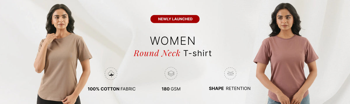 Women Round Neck T-shirts