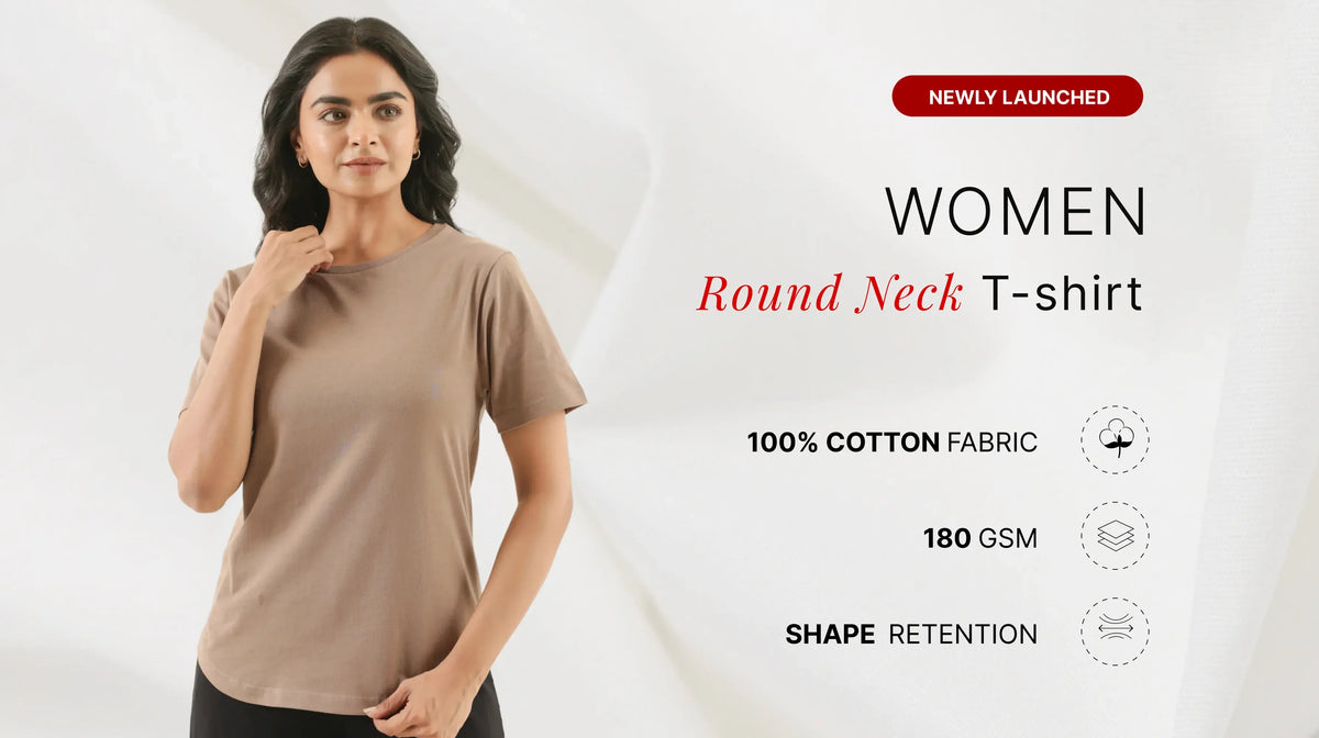 Women Round Neck T-shirts