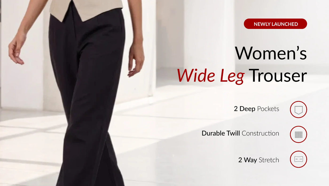 Women Wide Leg Trouser