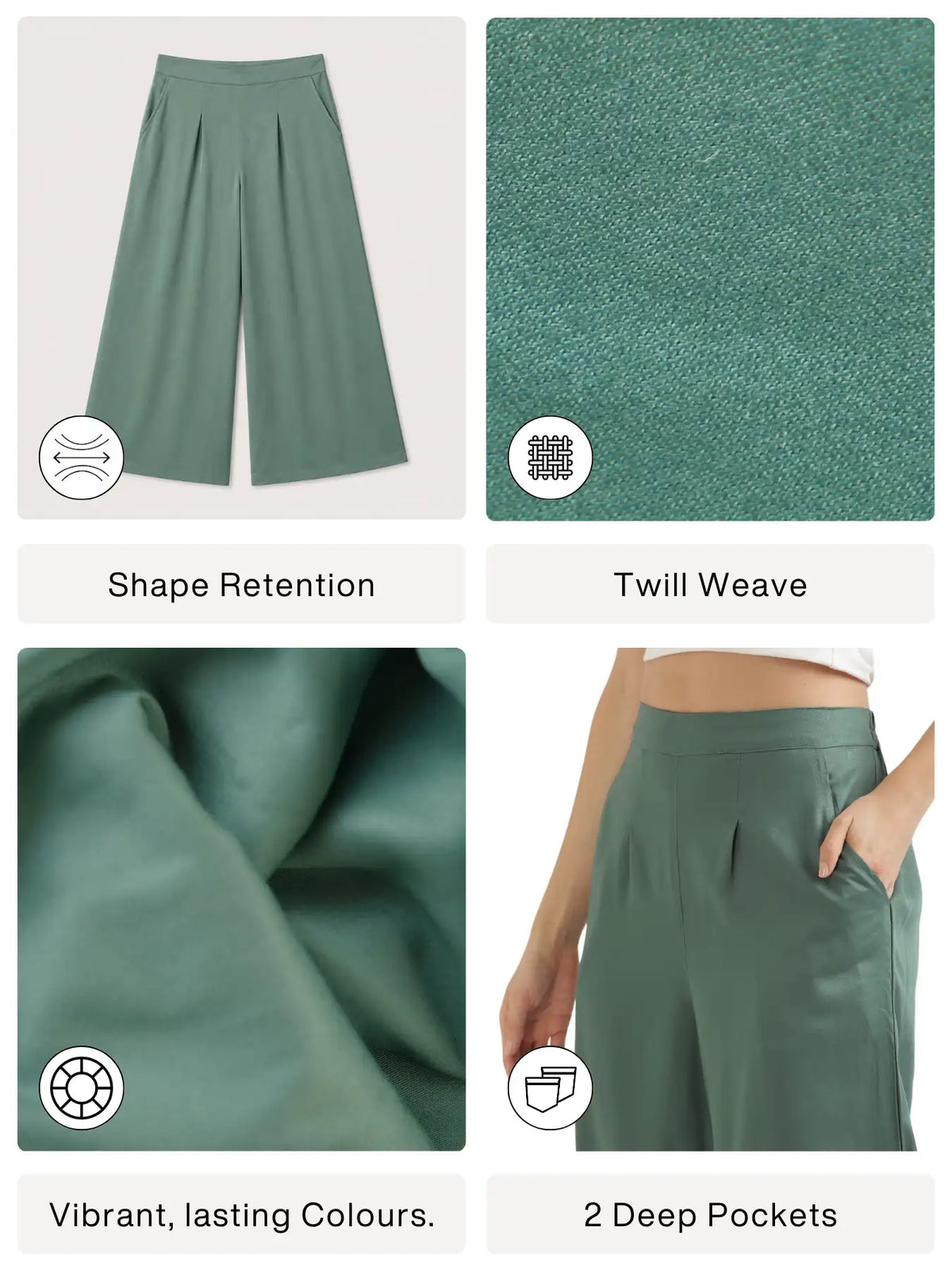Pick Any 3 Women Viscose Palazzo Pant