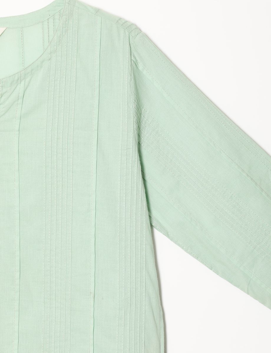 Women Mint Green Everyday Cotton Top