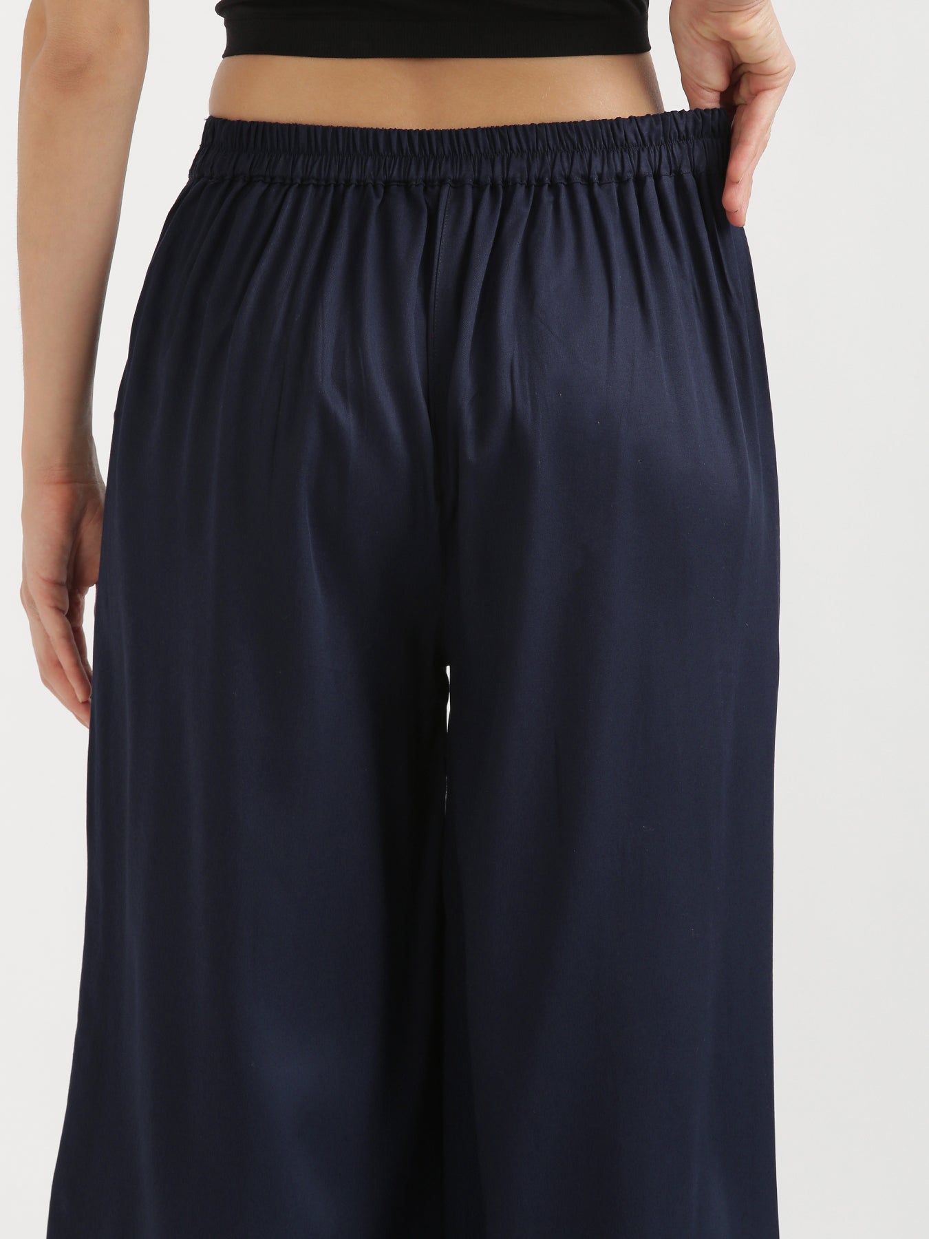 Navy Blue Viscose Coord Set