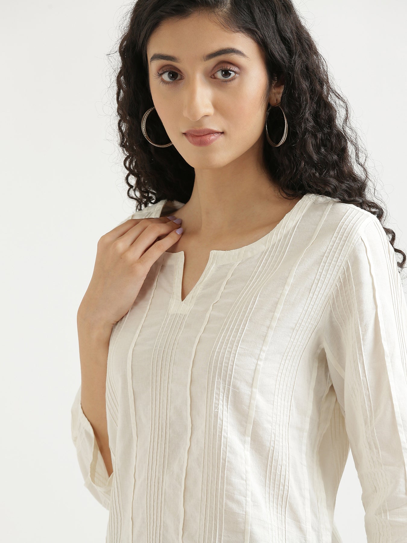 Women White Everyday Cotton Top