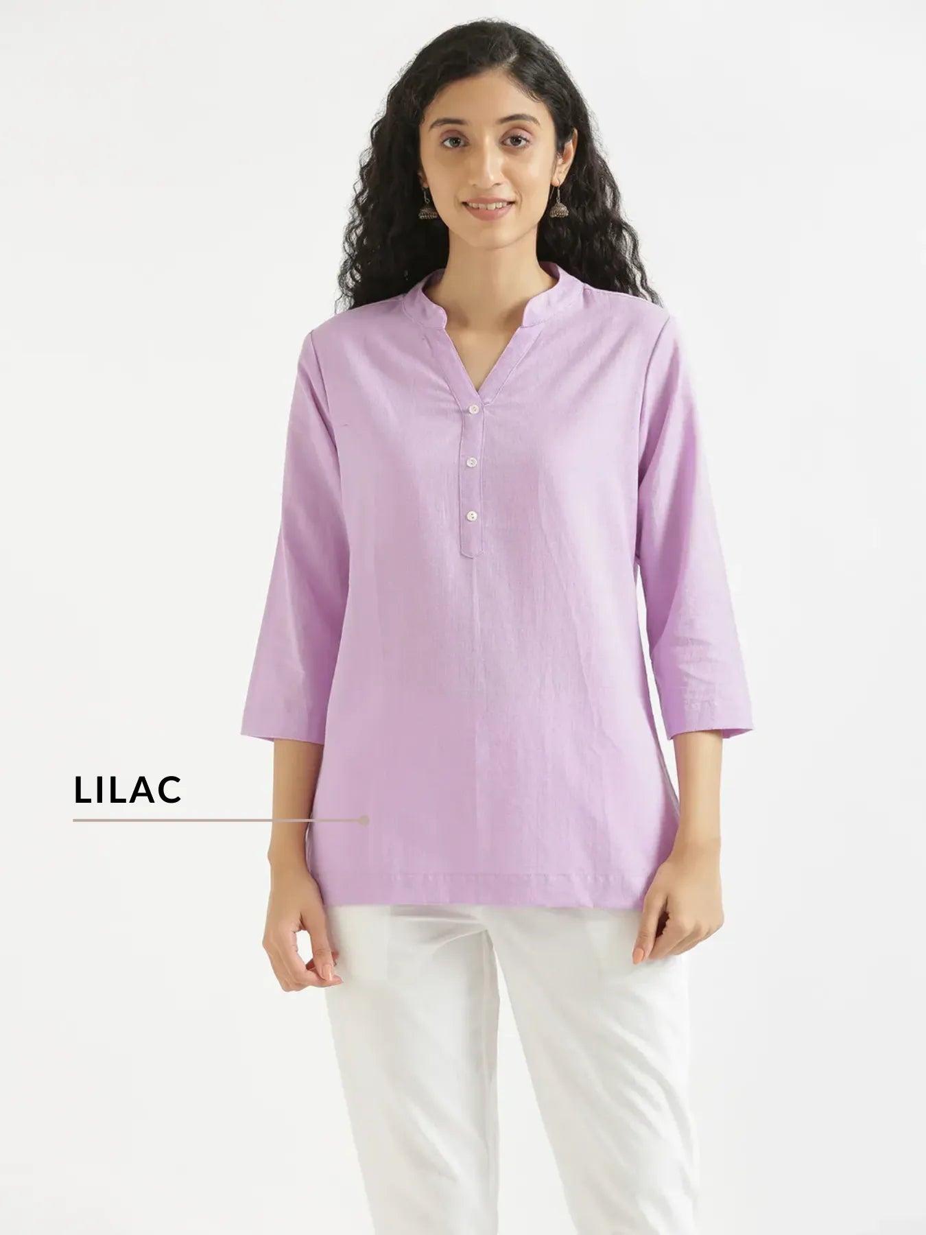 Pick Any 2 Women Airy Linen Short Kurta