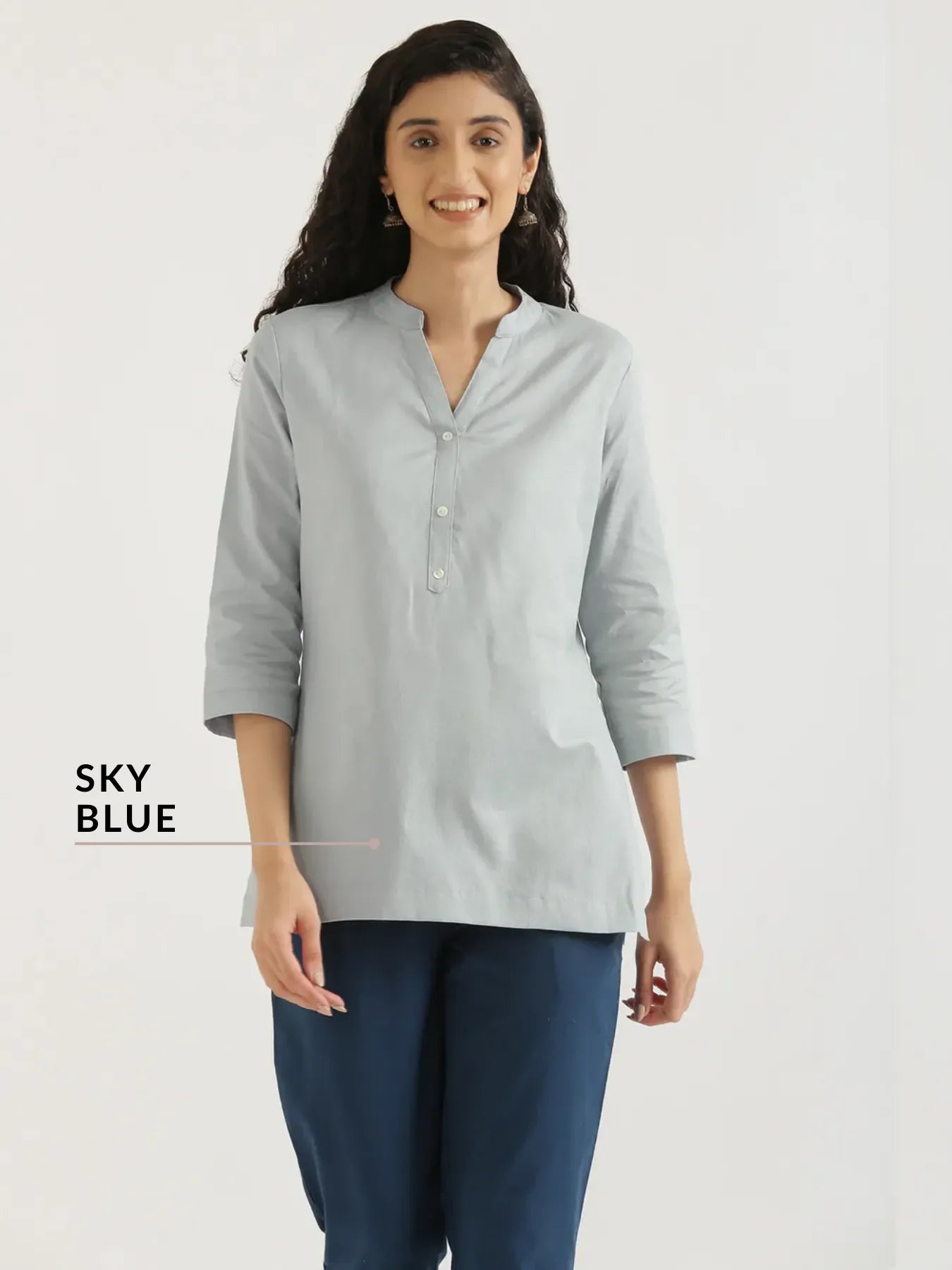 Pick Any 2 Women Airy Linen Short Kurta