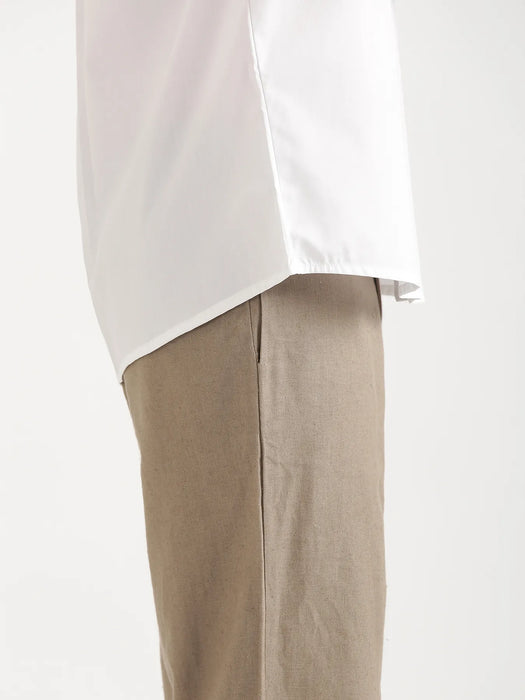 Men White Better Cotton Full Sleeve Shirt