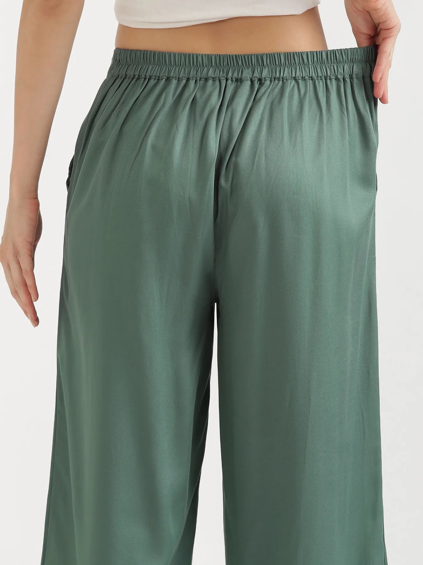 Women Jade Viscose Palazzo Pant
